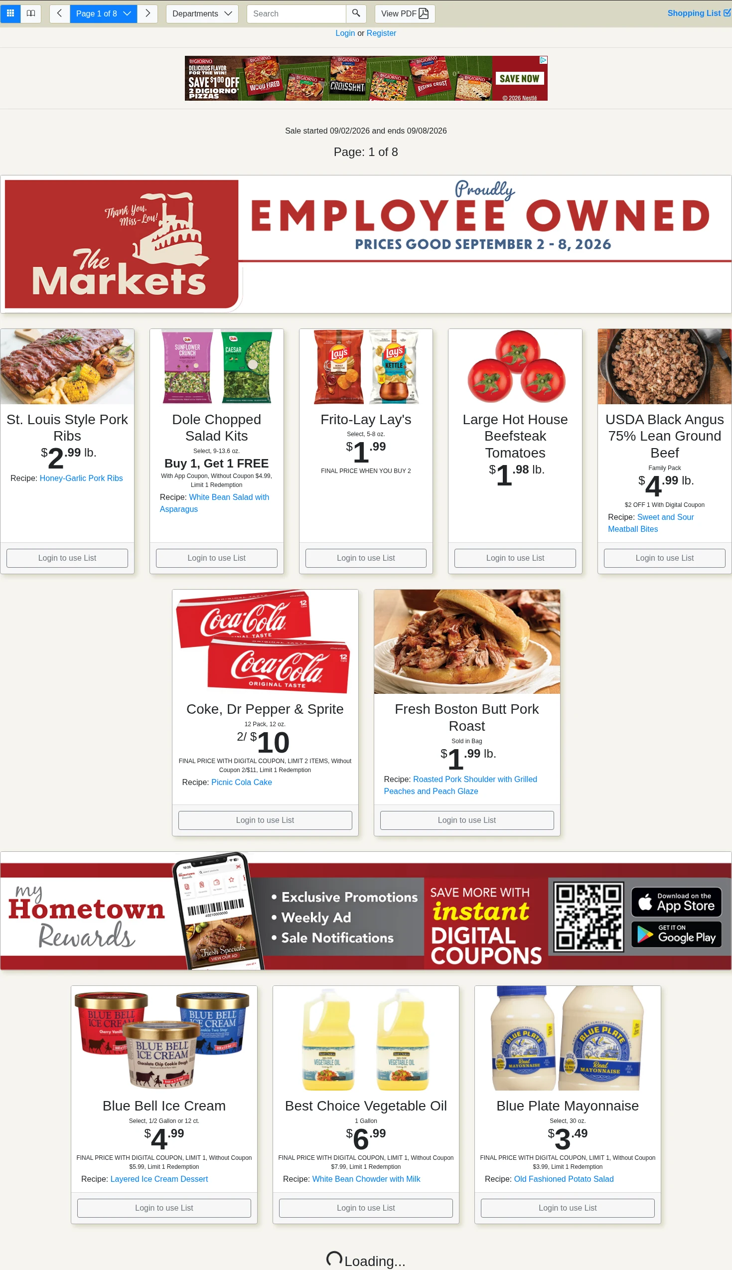 The Markets Louisiana Weekly Specials - Page 1