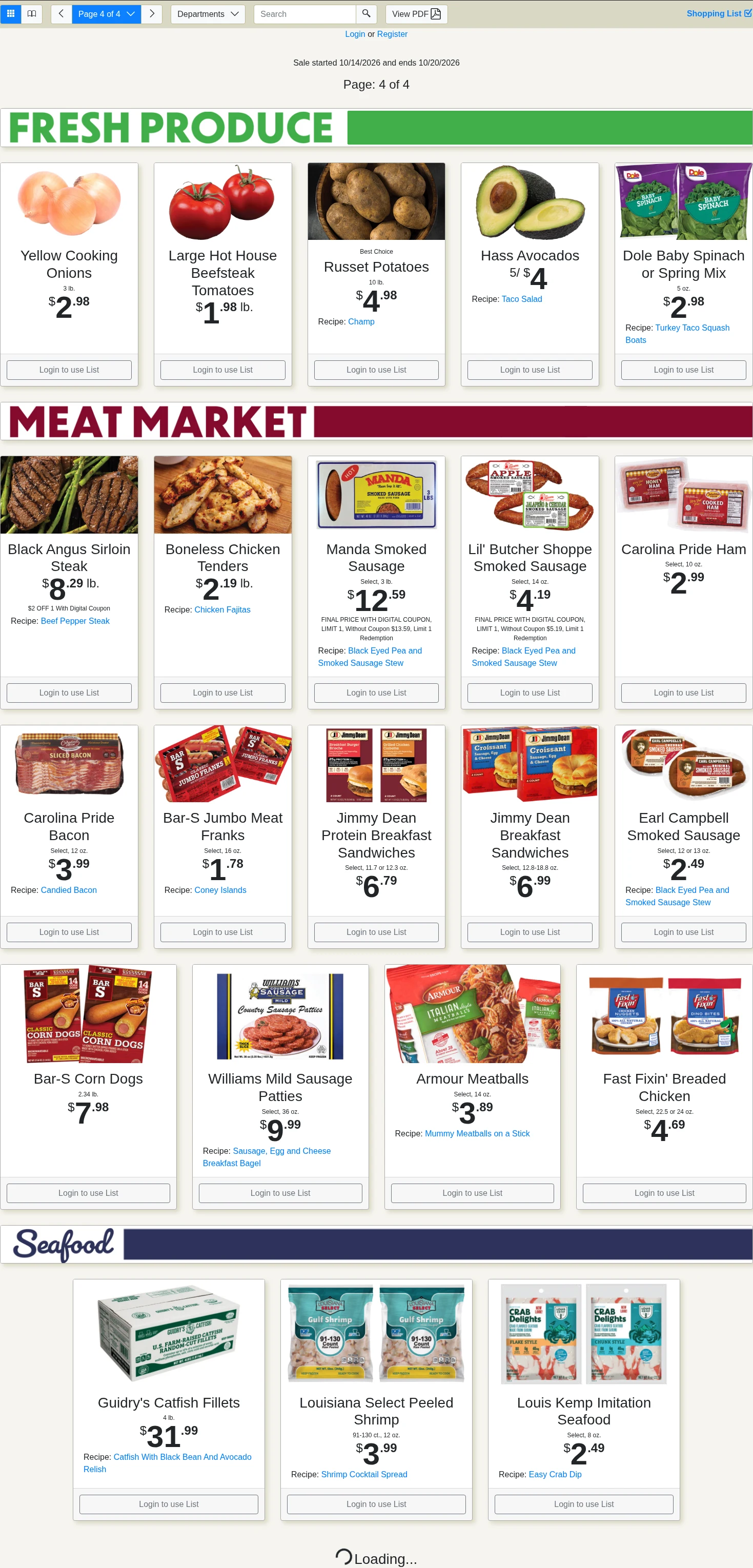 The Markets Louisiana Weekly Specials - Page 4