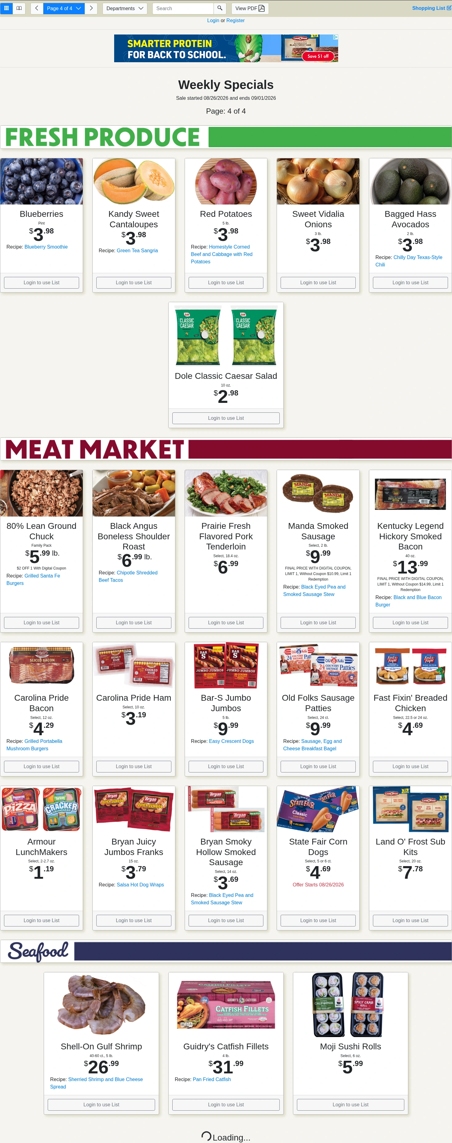 The Markets Louisiana Weekly Specials - Page 4