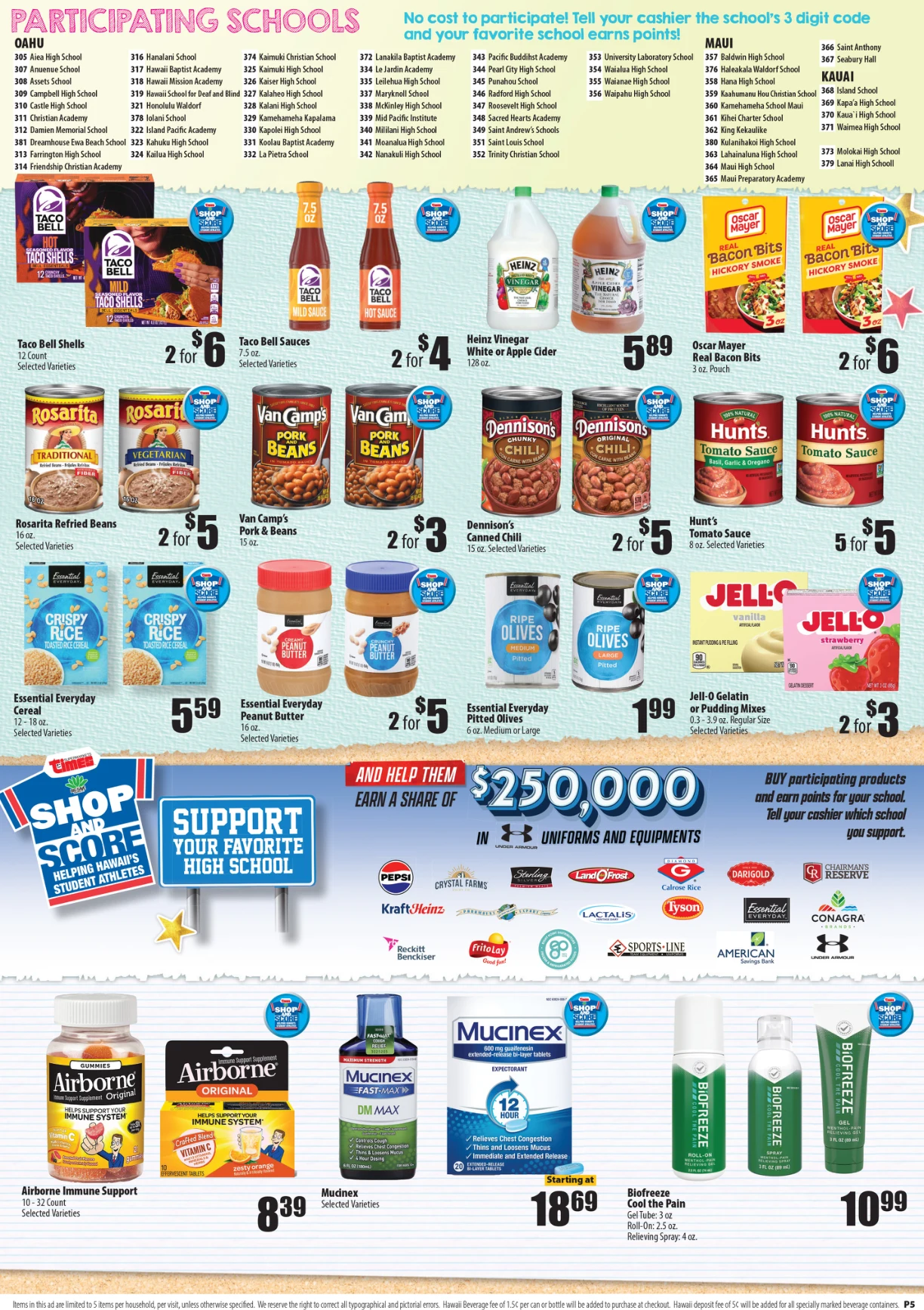 Times Supermarket Hawaii - DONPEN TIMES KUNIA AD DONPEN TIMES KUNIA AD - Sep 2, 2026 - Page 5