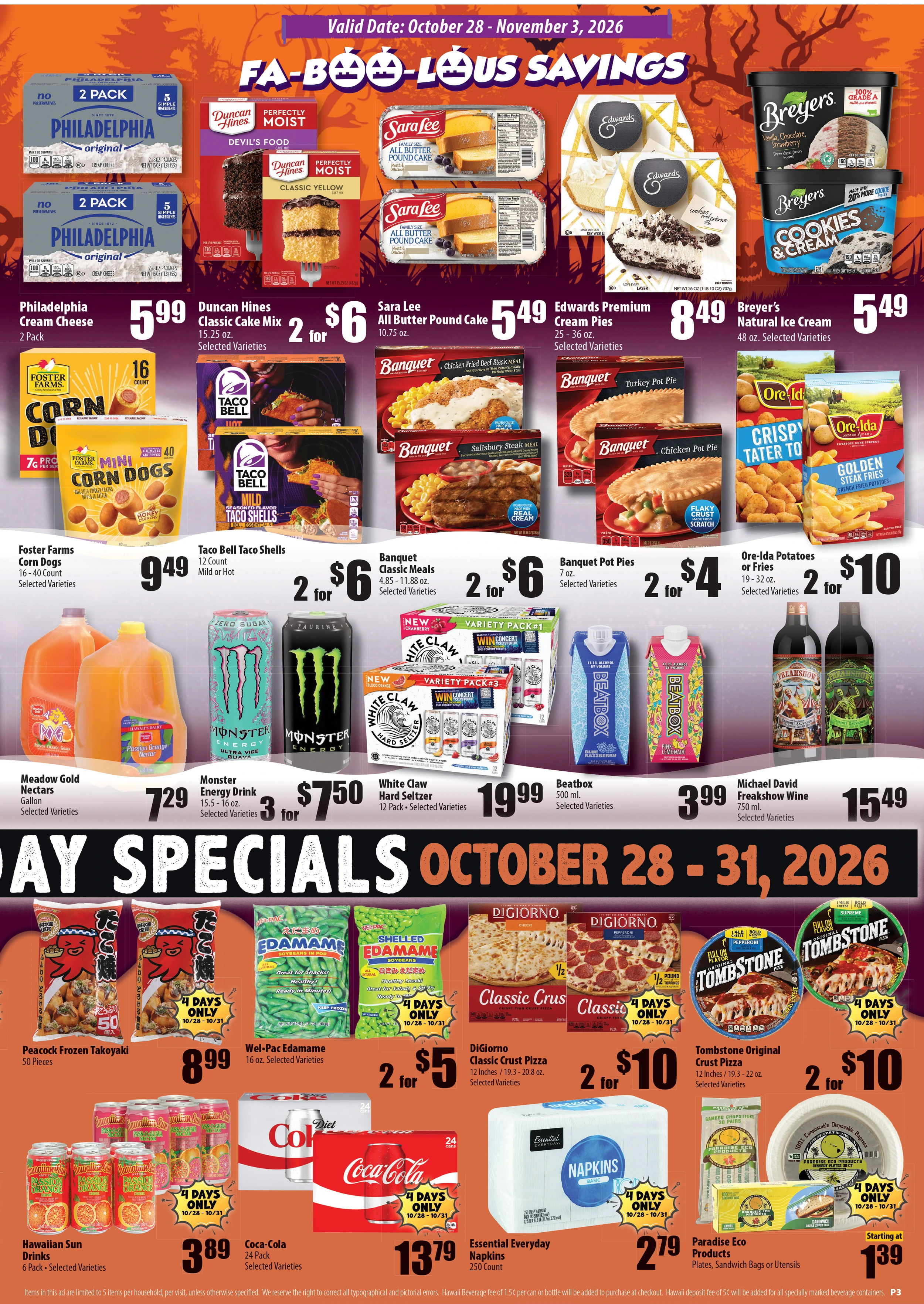 Times Supermarket Hawaii - DONPEN TIMES KUNIA AD DONPEN TIMES KUNIA AD - Oct 28, 2026 - Page 3