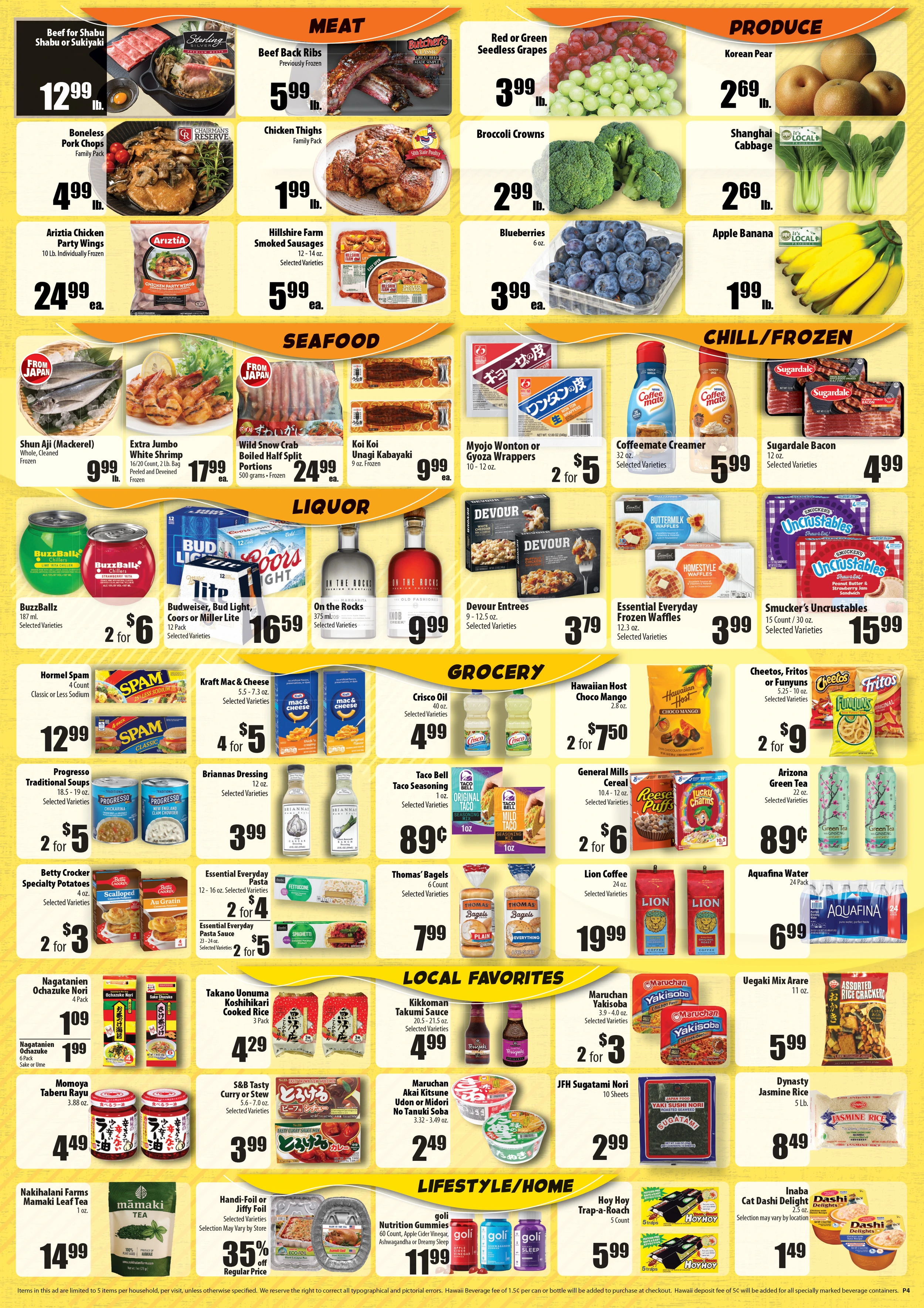 Times Supermarket Hawaii - DONPEN TIMES KUNIA AD DONPEN TIMES KUNIA AD - Oct 28, 2026 - Page 4
