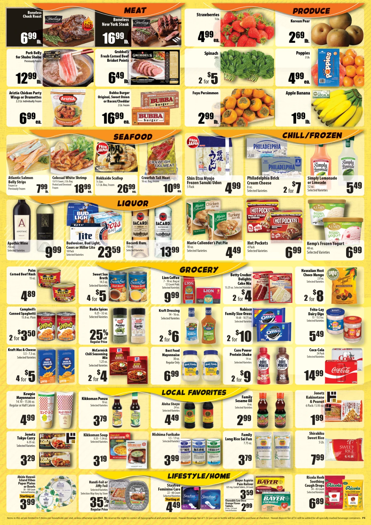 Times Supermarket Hawaii - DONPEN TIMES KUNIA AD DONPEN TIMES KUNIA AD - Oct 21, 2026 - Page 4