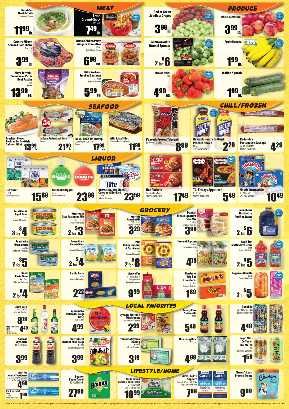 Times Supermarket Hawaii - DONPEN TIMES KUNIA AD DONPEN TIMES KUNIA AD - Sep 9, 2026 - Page 4