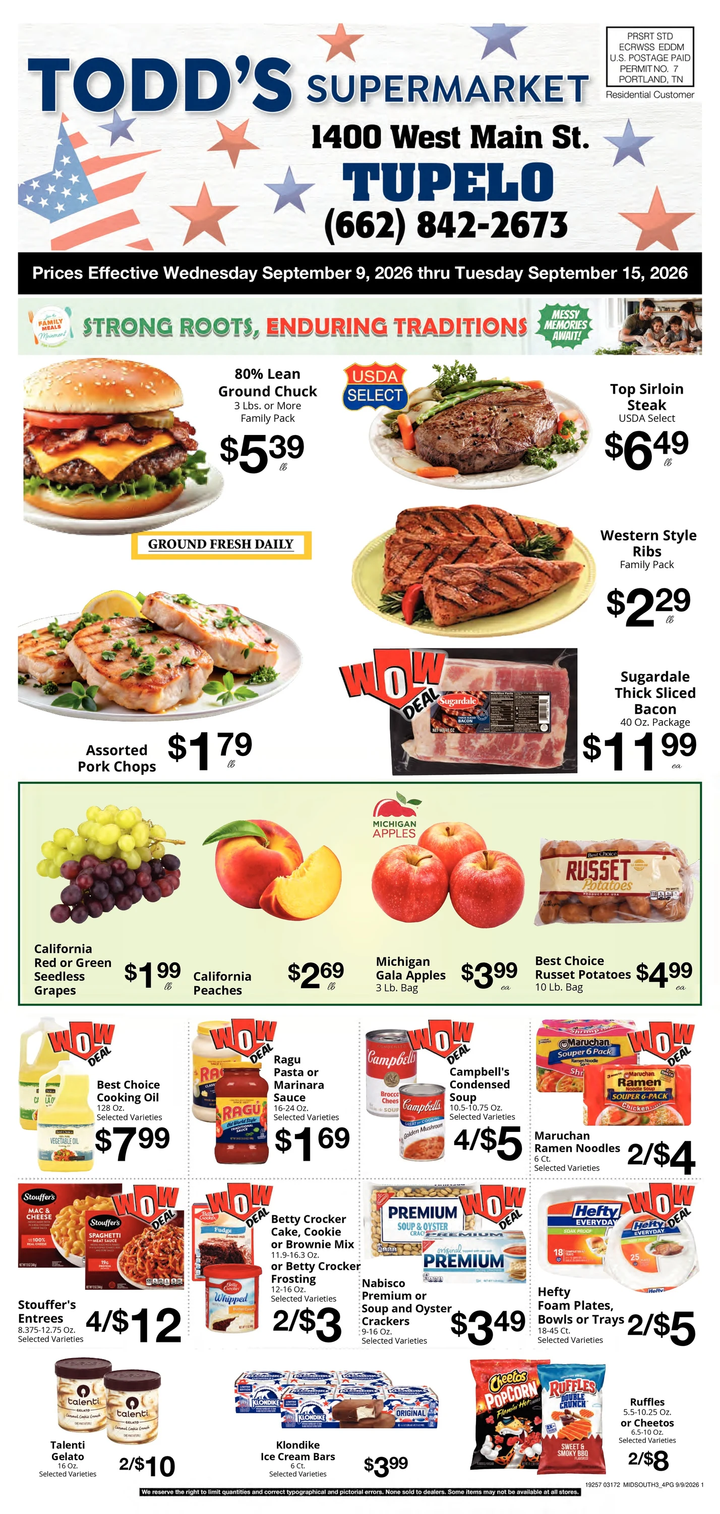 Todd's Big Star Weekly Ad - Page 1