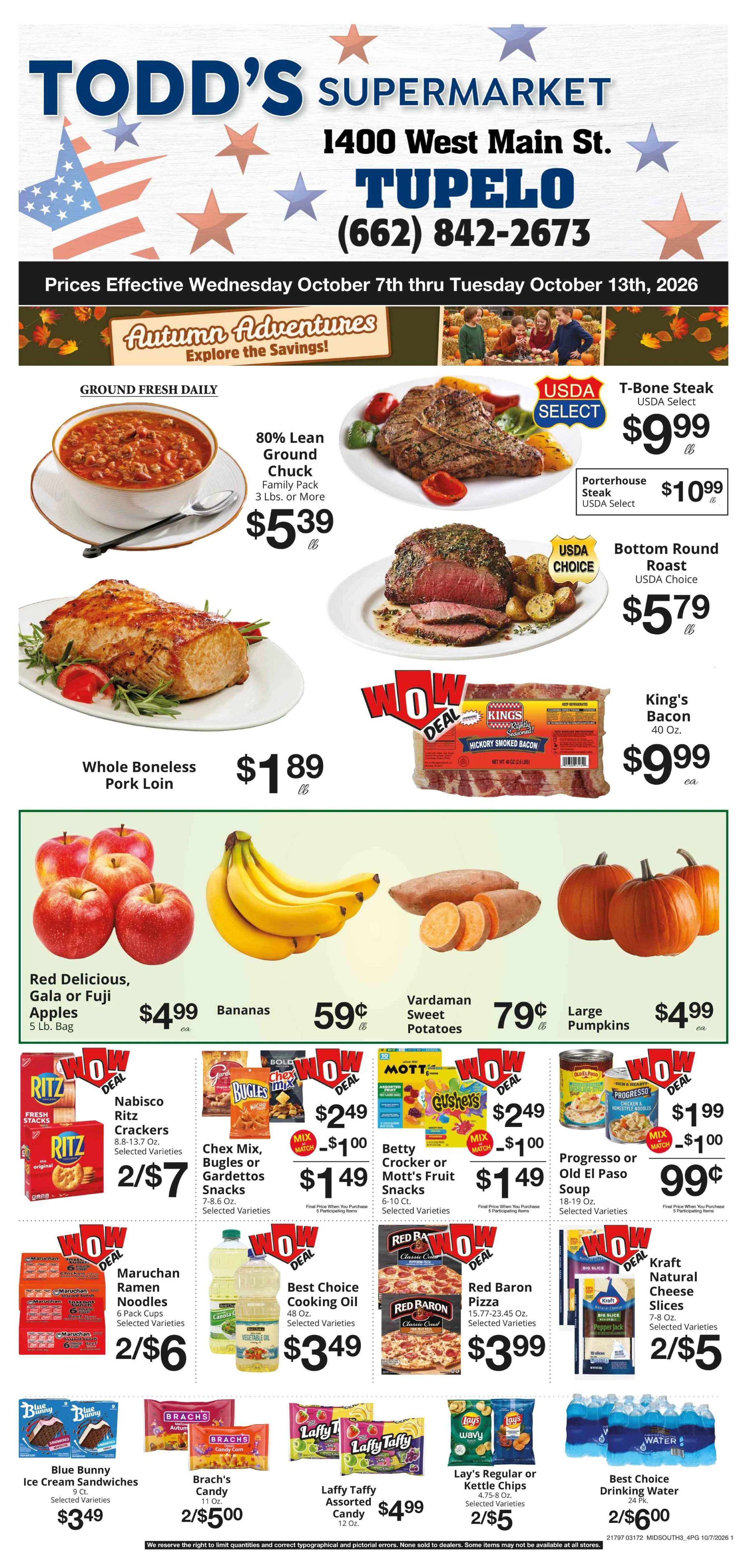 Todd's Big Star Weekly Ad - Page 1
