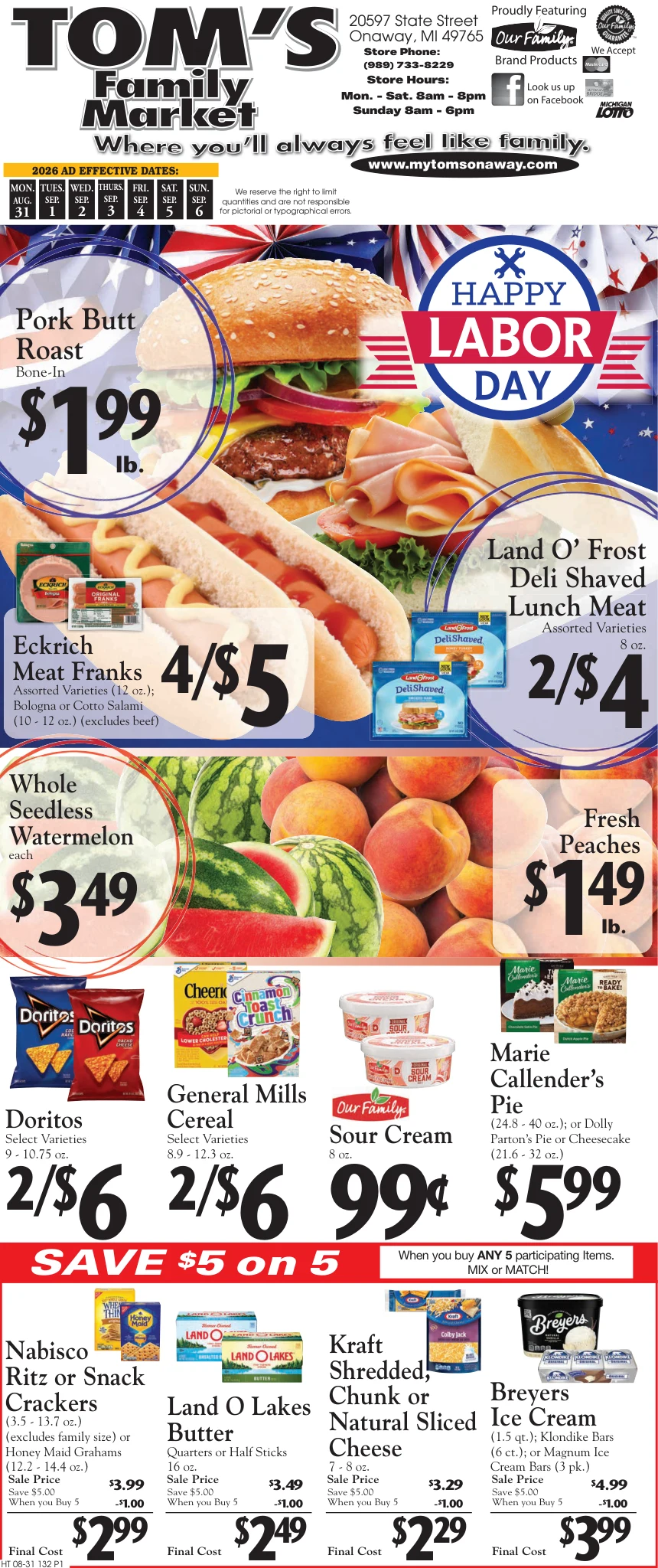 Tom's Family Market Tom's Family Market - Page 1