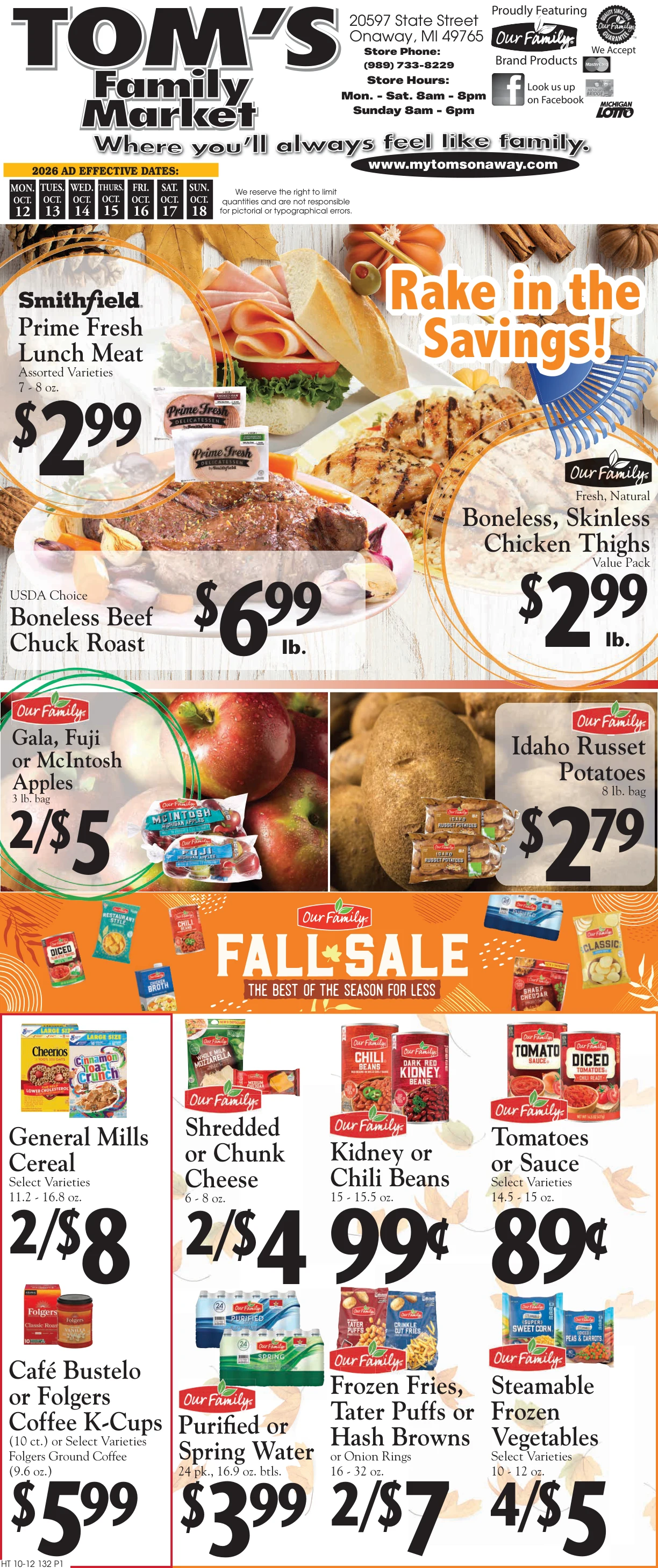 Tom's Family Market Tom's Family Market - Page 1