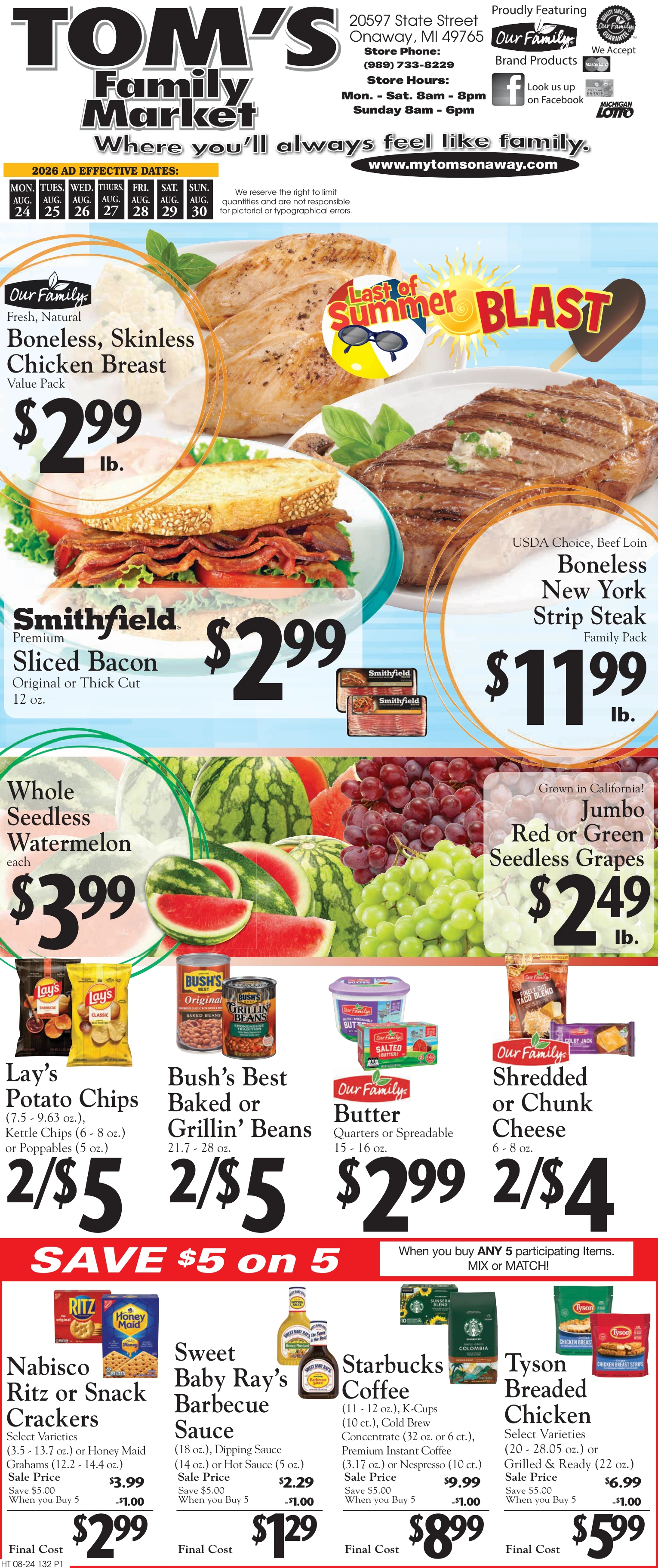 Tom's Family Market Tom's Family Market - Page 1