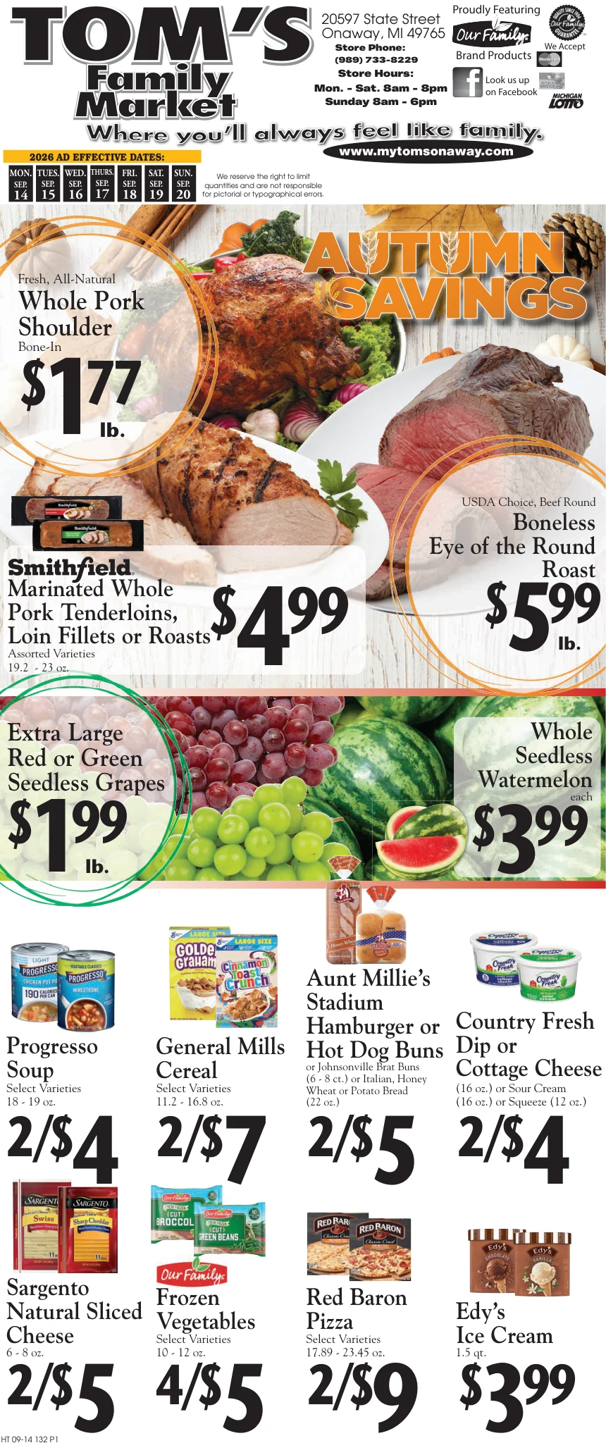 Tom's Family Market Tom's Family Market - Page 1