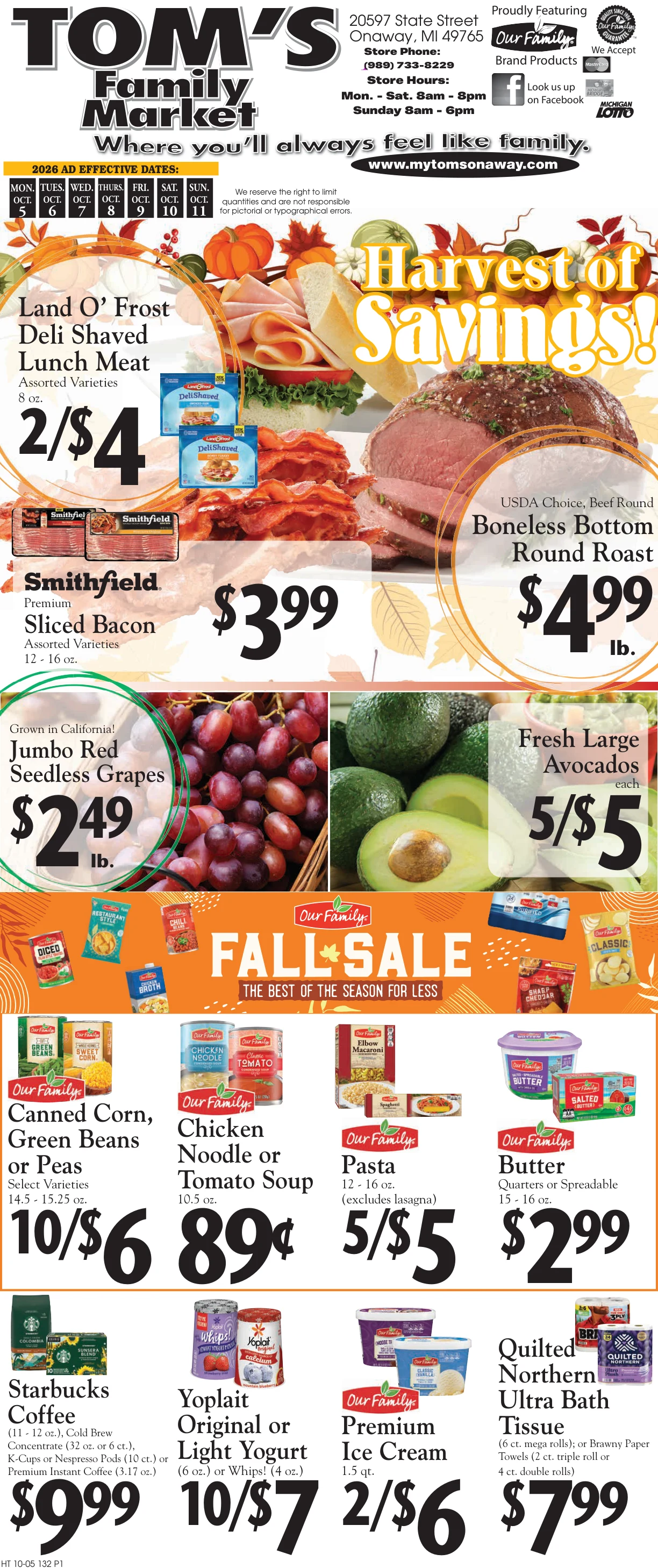 Tom's Family Market Tom's Family Market - Page 1