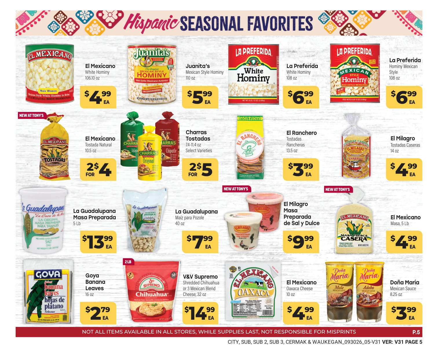 Tony's Fresh Market October Savings Guide - Page 5