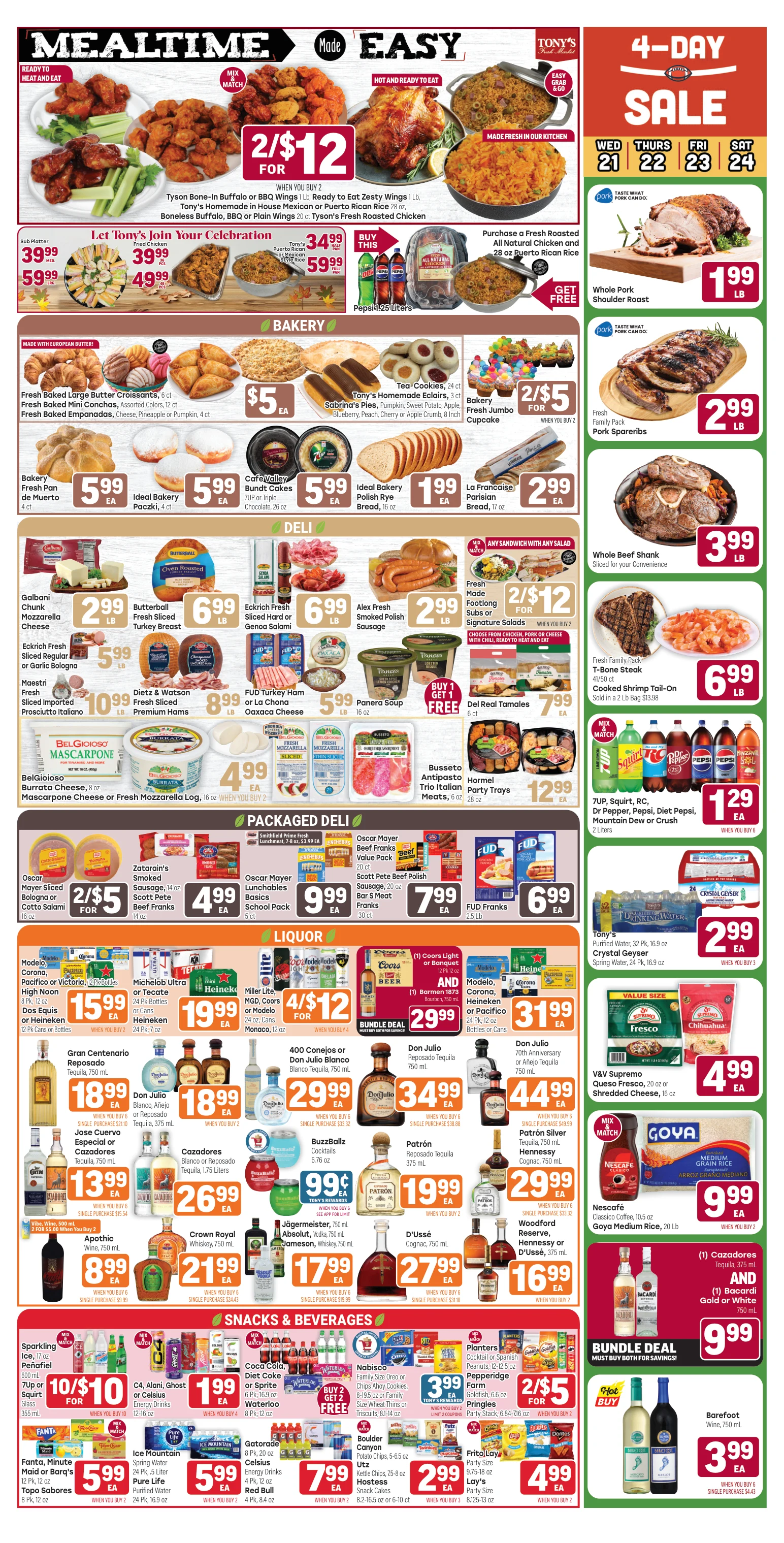 Tony's Fresh Market Weekly Ad Oct 21st to Oct 27th - Page 3
