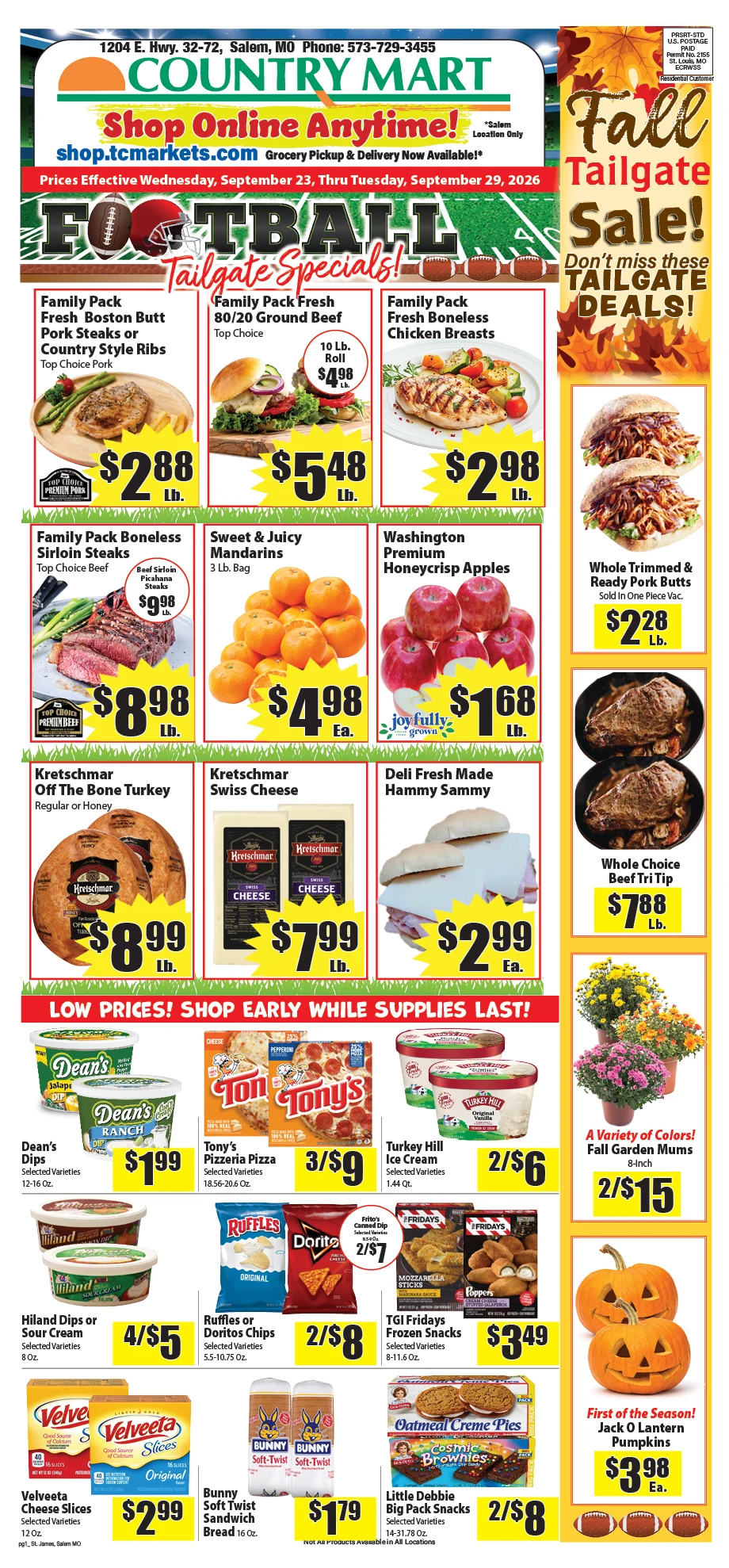 Town & Country Supermarket Weekly Ad - Page 1