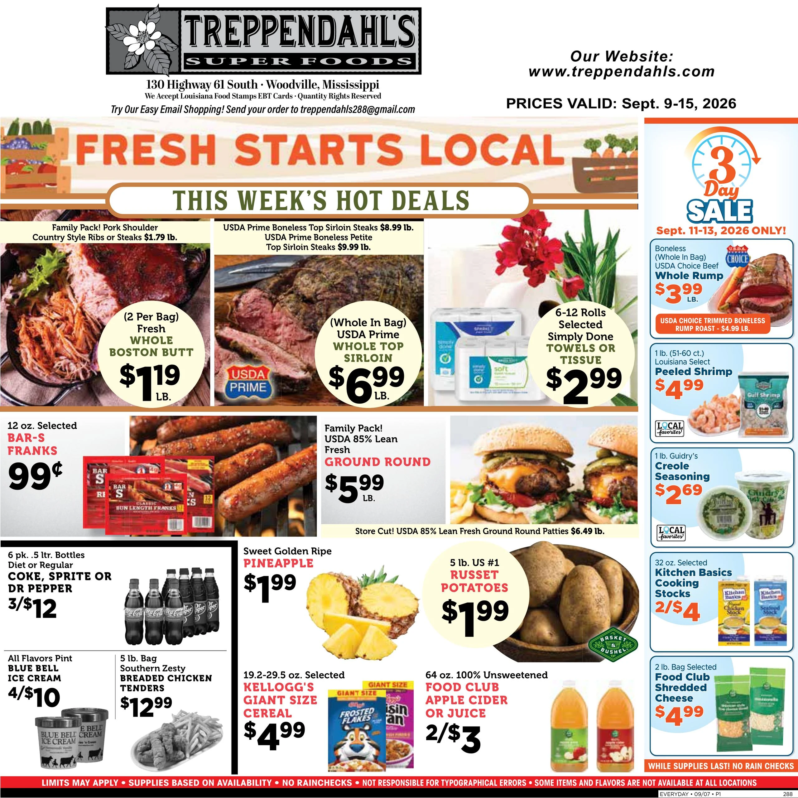 Treppendahl's Super Foods Indexed Weekly - Page 1