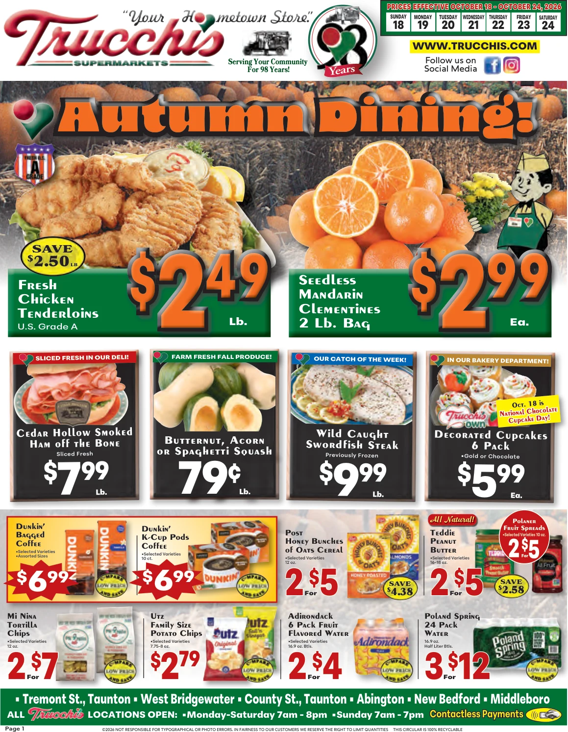 Trucchi's Supermarket Weekly Ad - Page 1