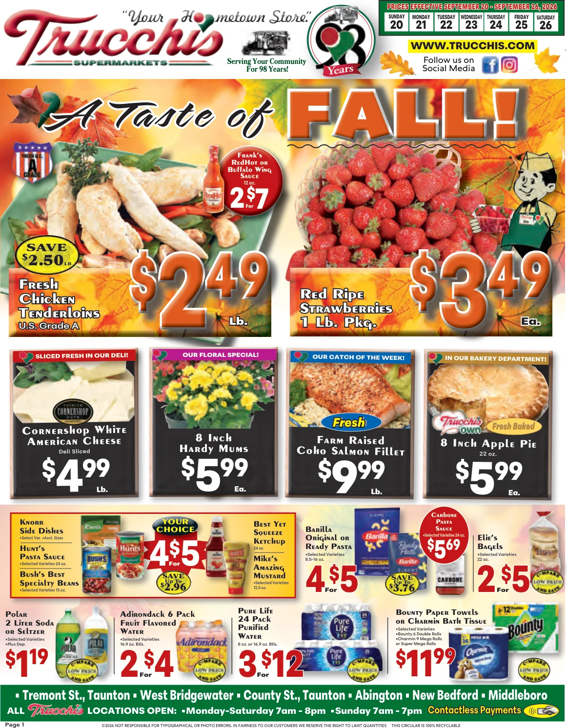Trucchi's Supermarket Weekly Ad - Page 1