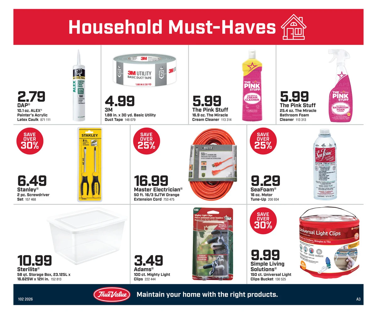 True Value Hardware Sale 102 - Page 3