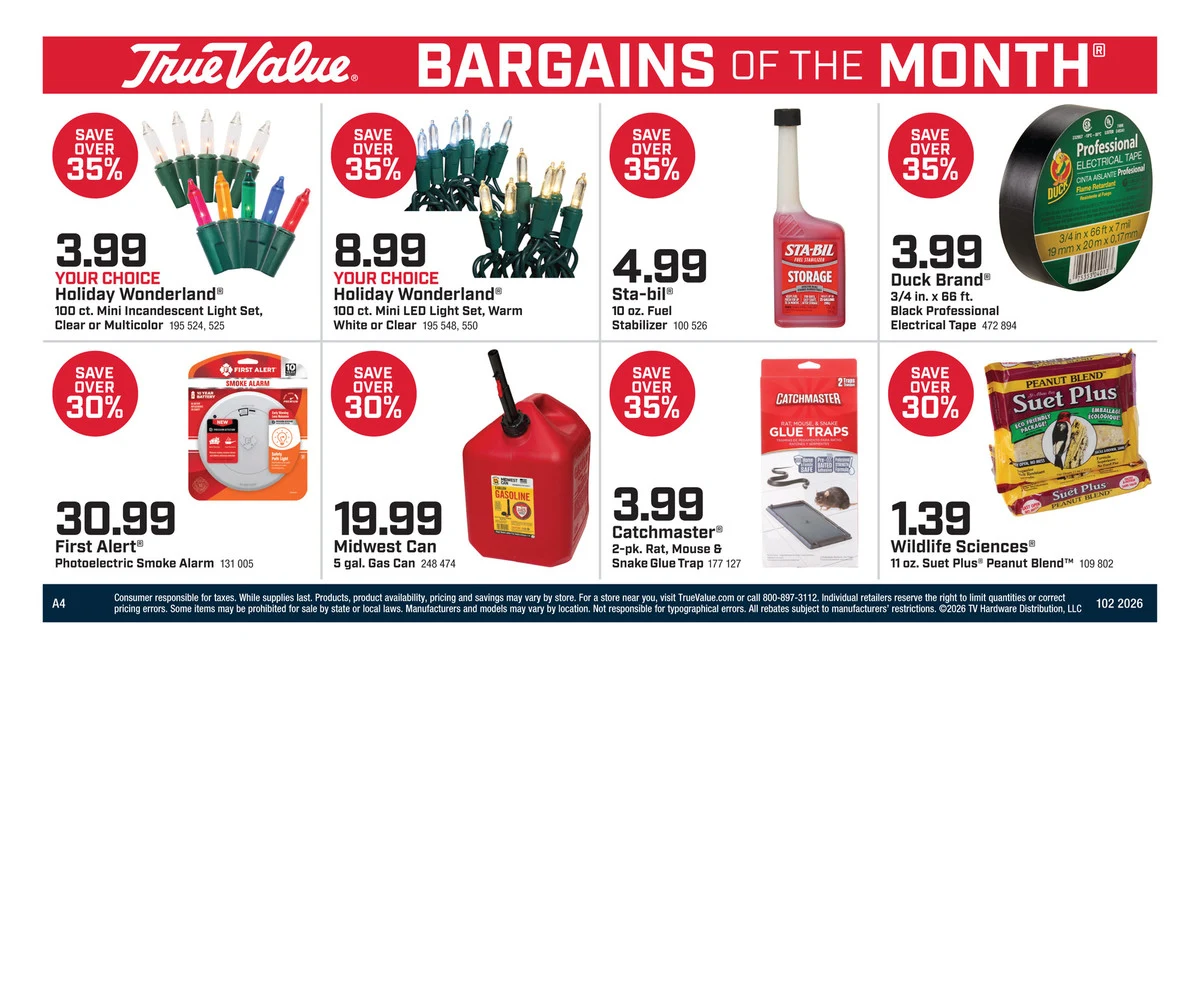 True Value Hardware Sale 102 - Page 4