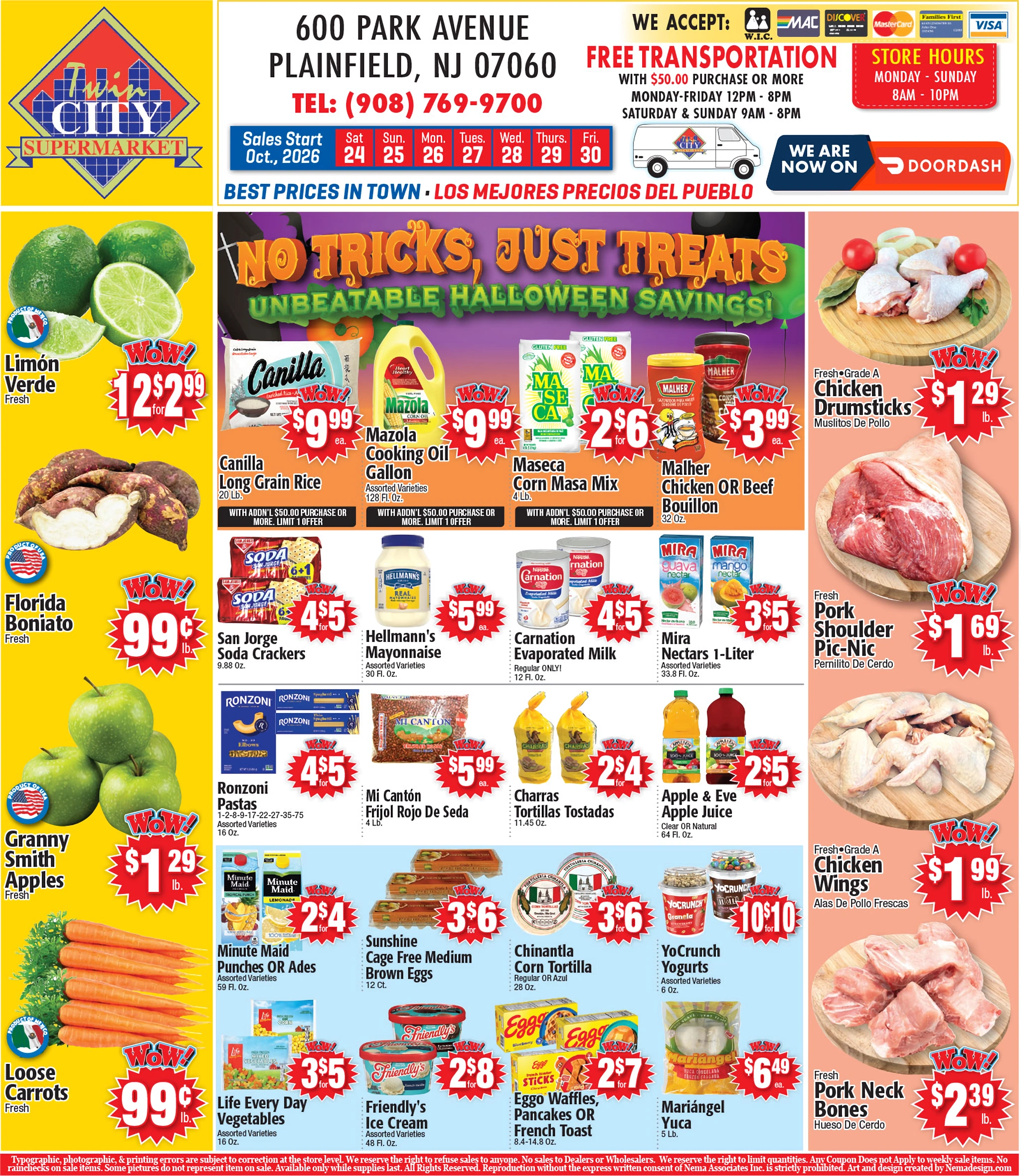 Twin City Supermarket - Plainfield Weekly Circular - Page 1
