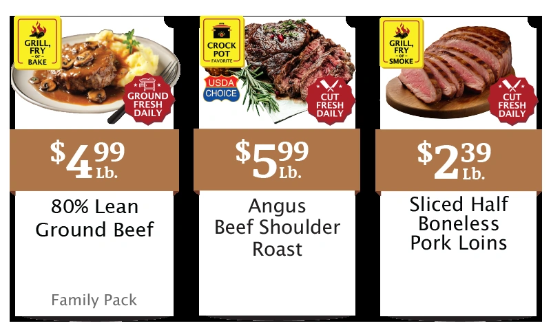Ugo Our Cleveland and Lenoir City stores DO NOT have fresh meat departments. - Page 4