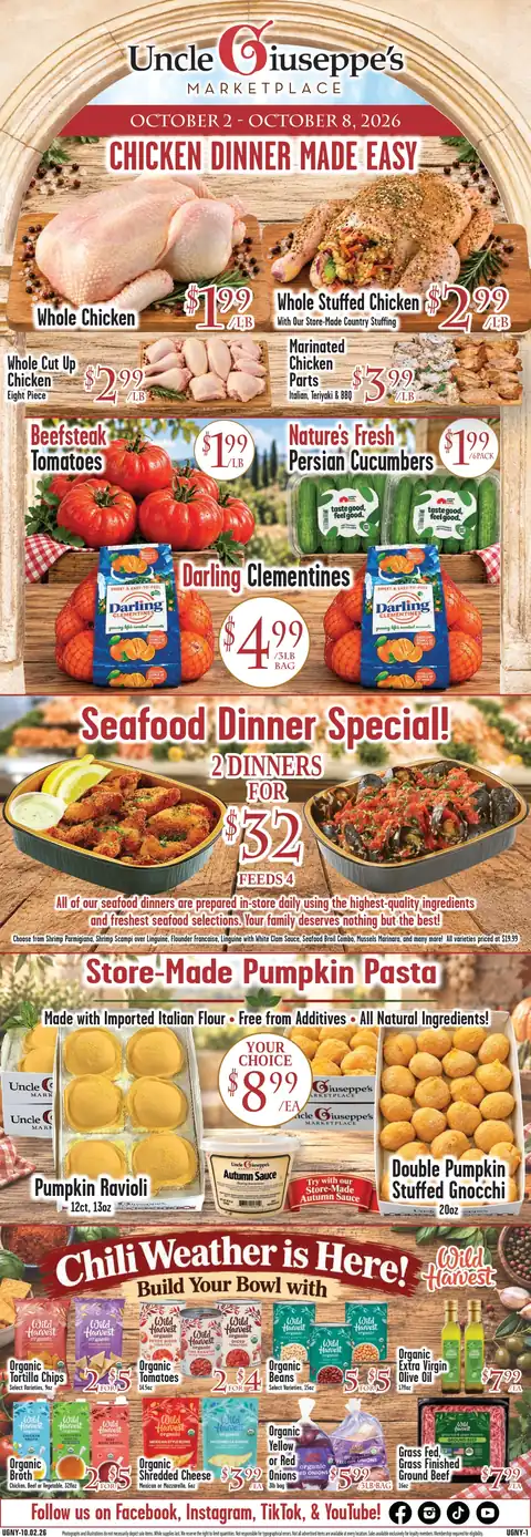 Uncle Giuseppe's Circular 10/02 - 10/08