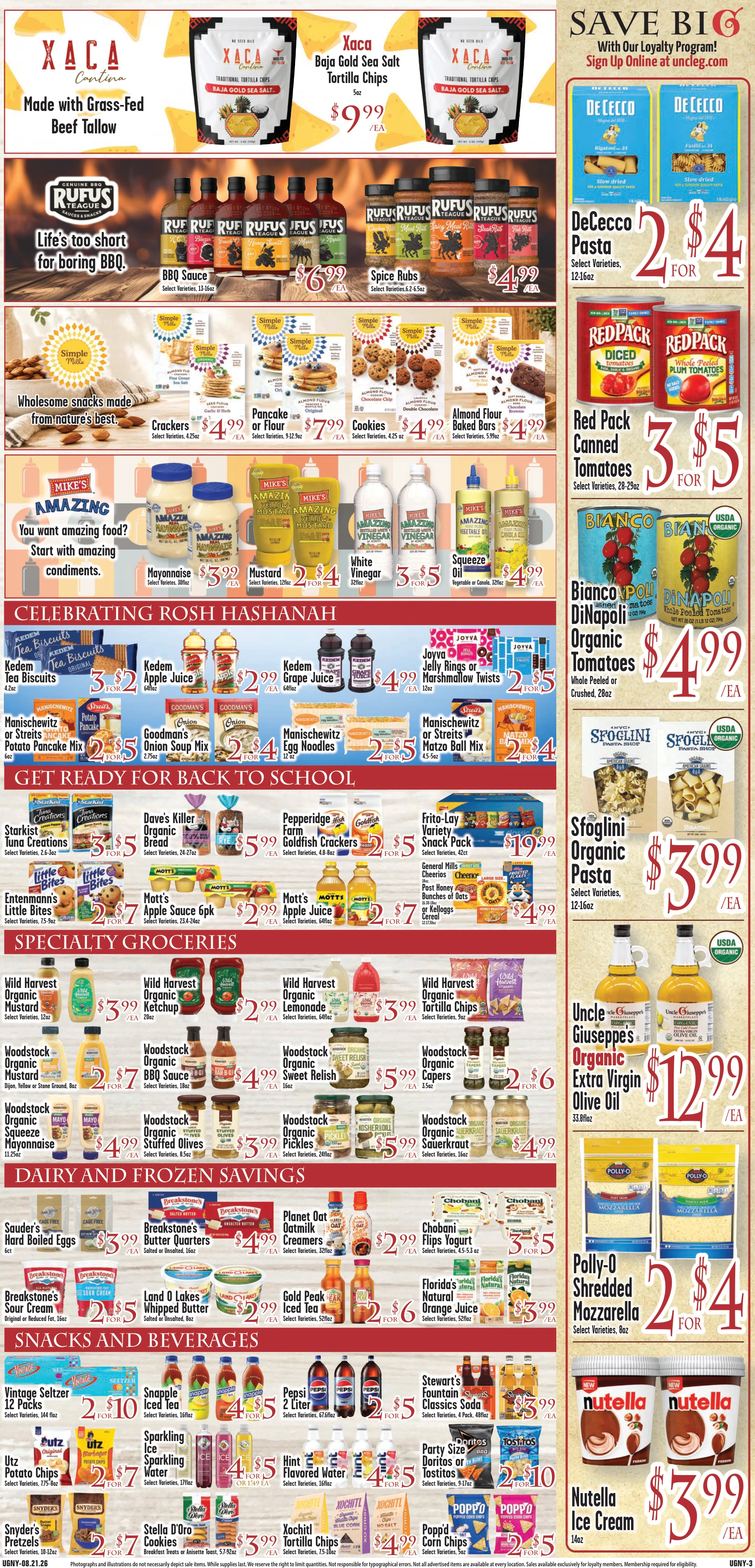 Uncle Giuseppe's New Jersey Uncle Giuseppe's Circular 8/21-8/27 - Page 3