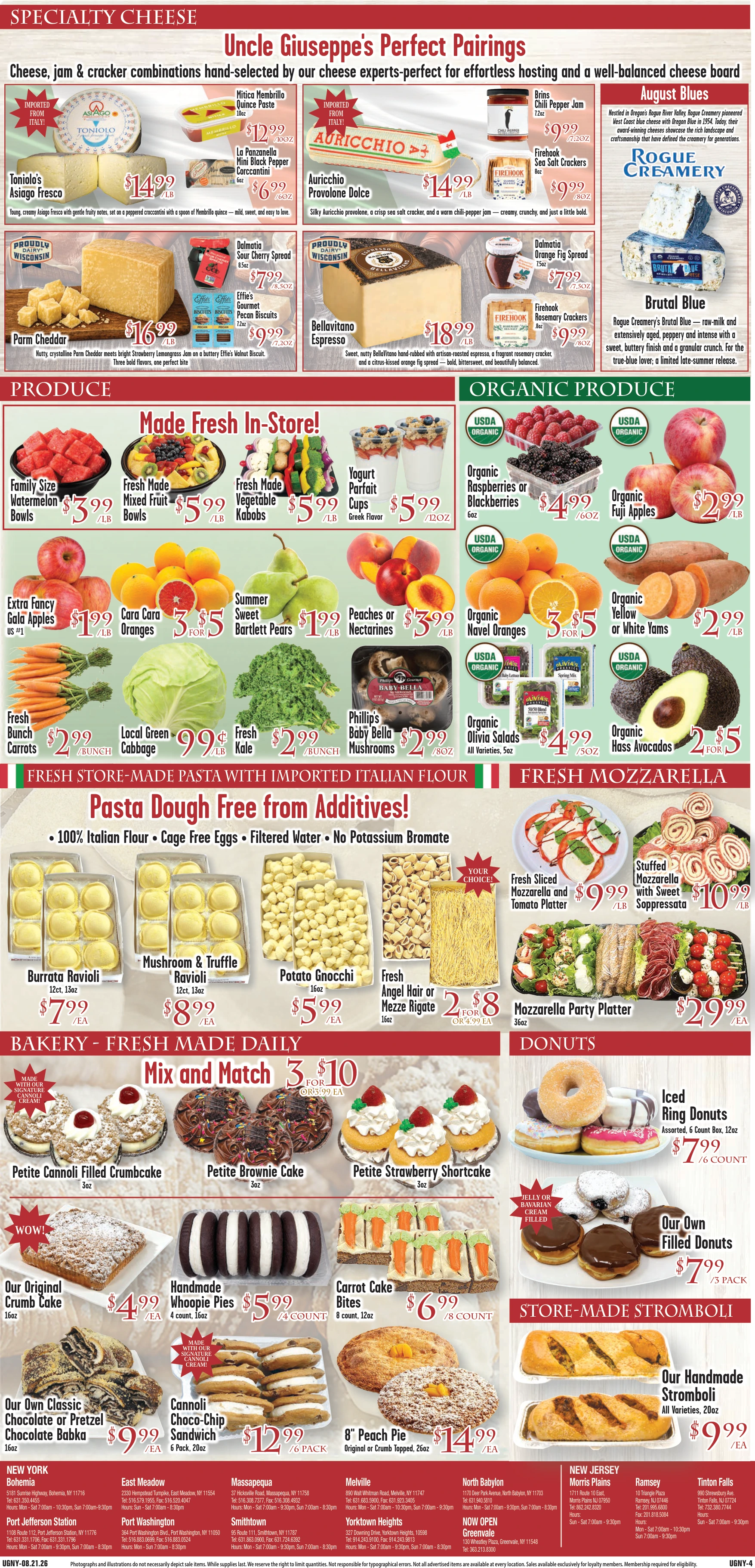 Uncle Giuseppe's New Jersey Uncle Giuseppe's Circular 8/21-8/27 - Page 4