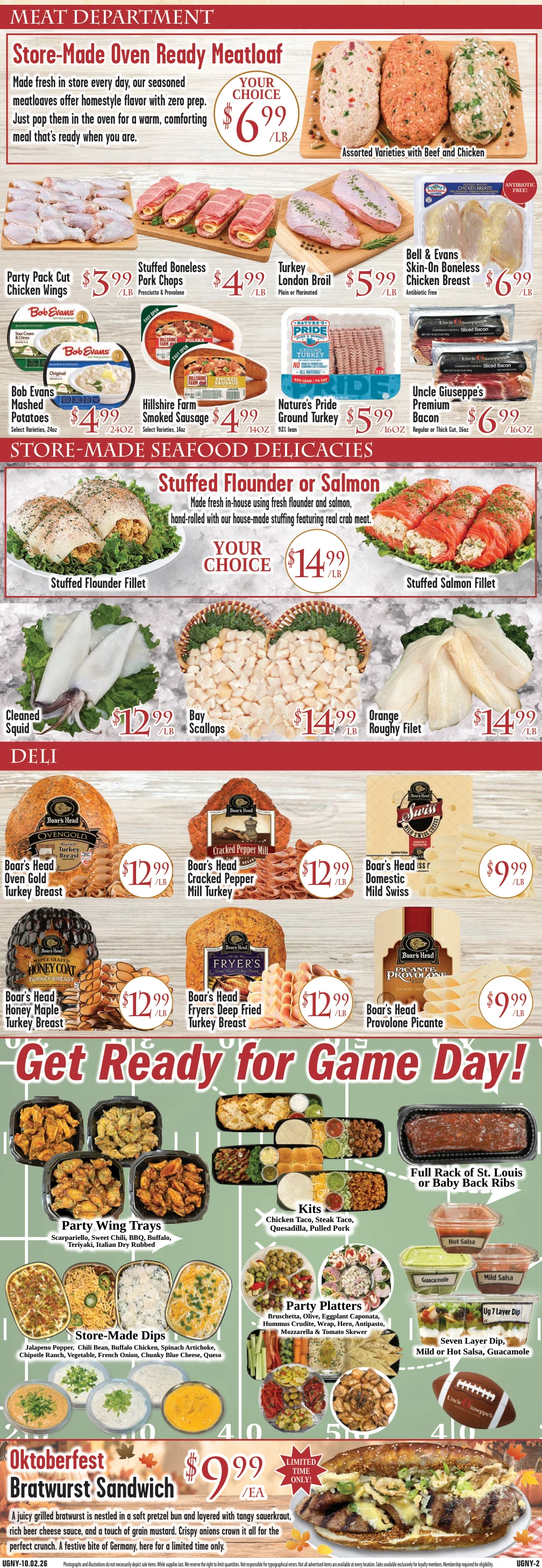 Uncle Giuseppe's New Jersey Uncle Giuseppe's Circular 10/02 - 10/08 - Page 2