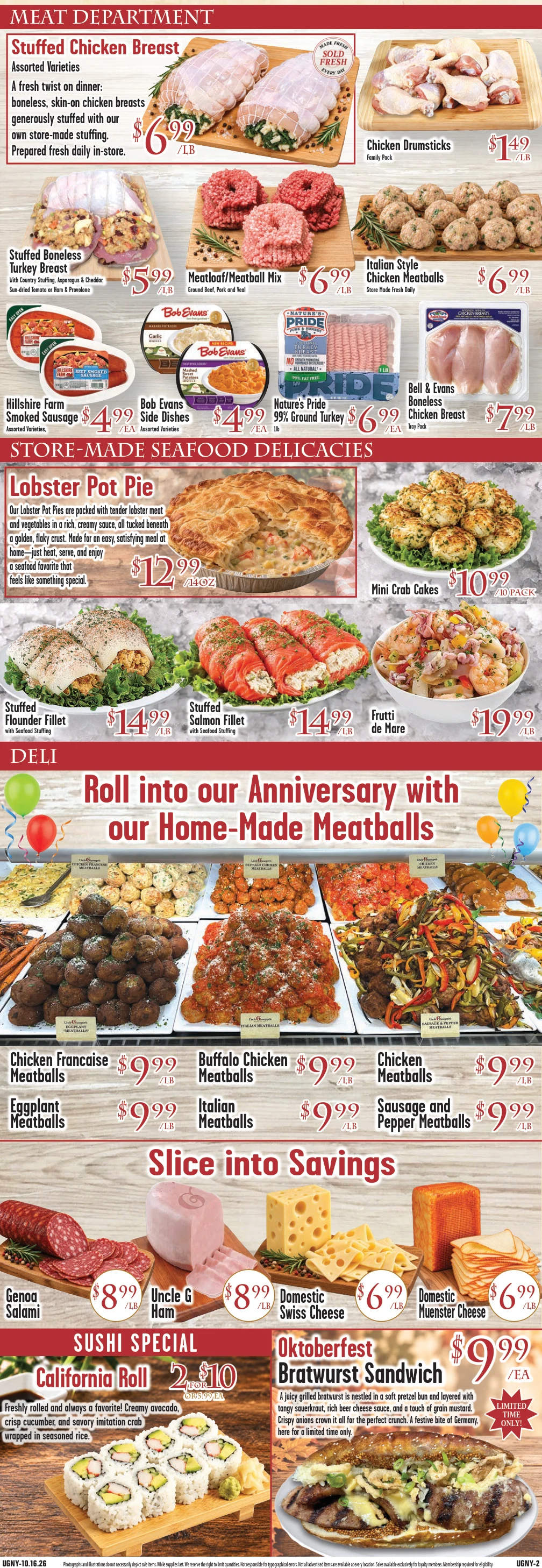 Uncle Giuseppe's New Jersey Uncle Giuseppe's Circular 10/16 - 10/22 - Page 2
