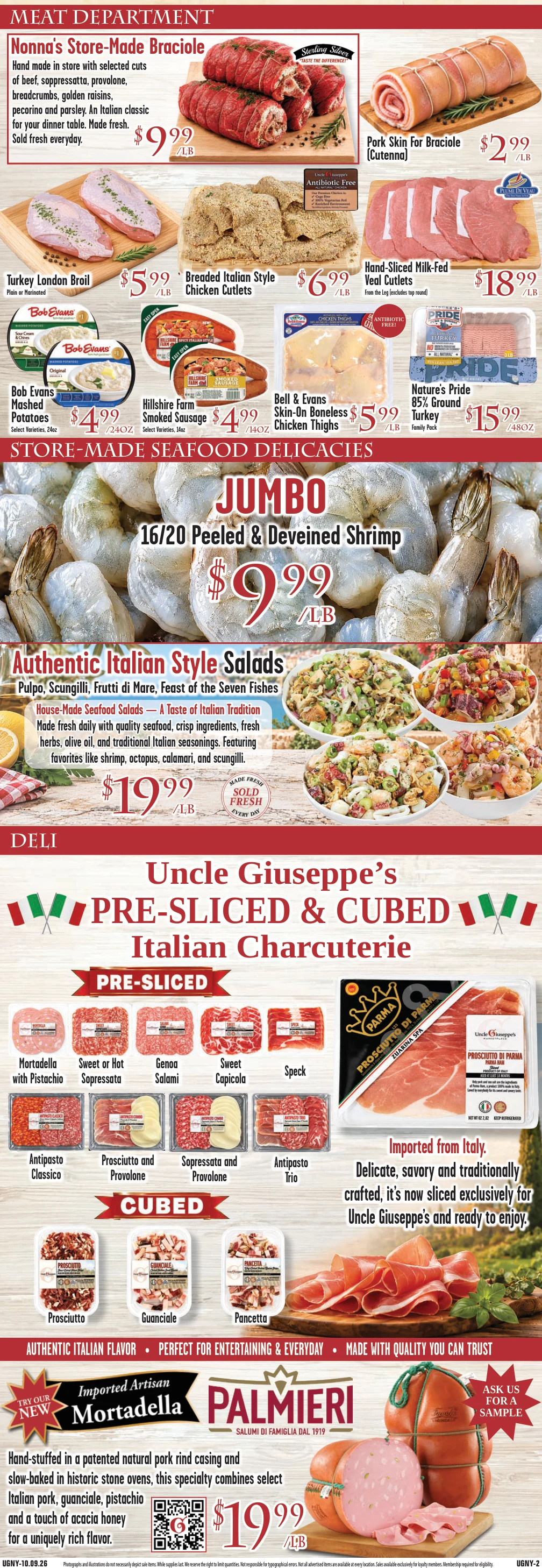 Uncle Giuseppe's New Jersey Uncle Giuseppe's Circular 10/09 - 10/15 - Page 2