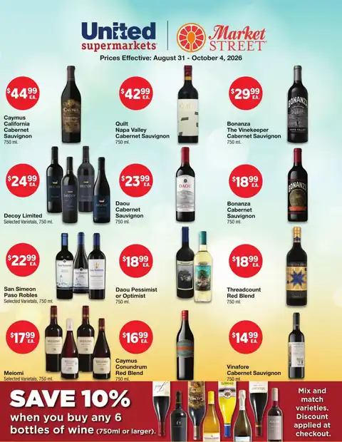 September Alcohol Flyer