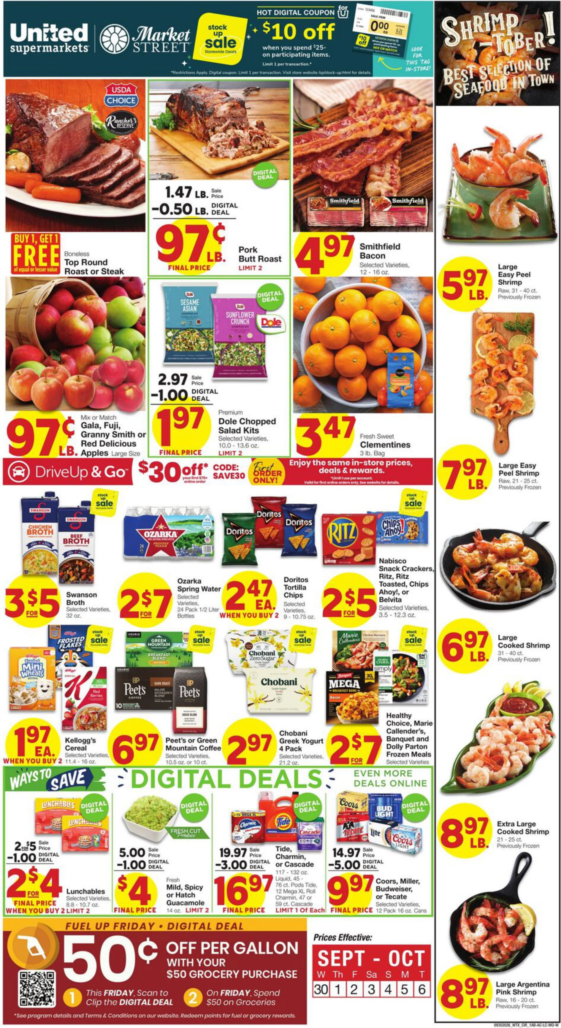 United Supermarkets Weekly Ad - Page 1