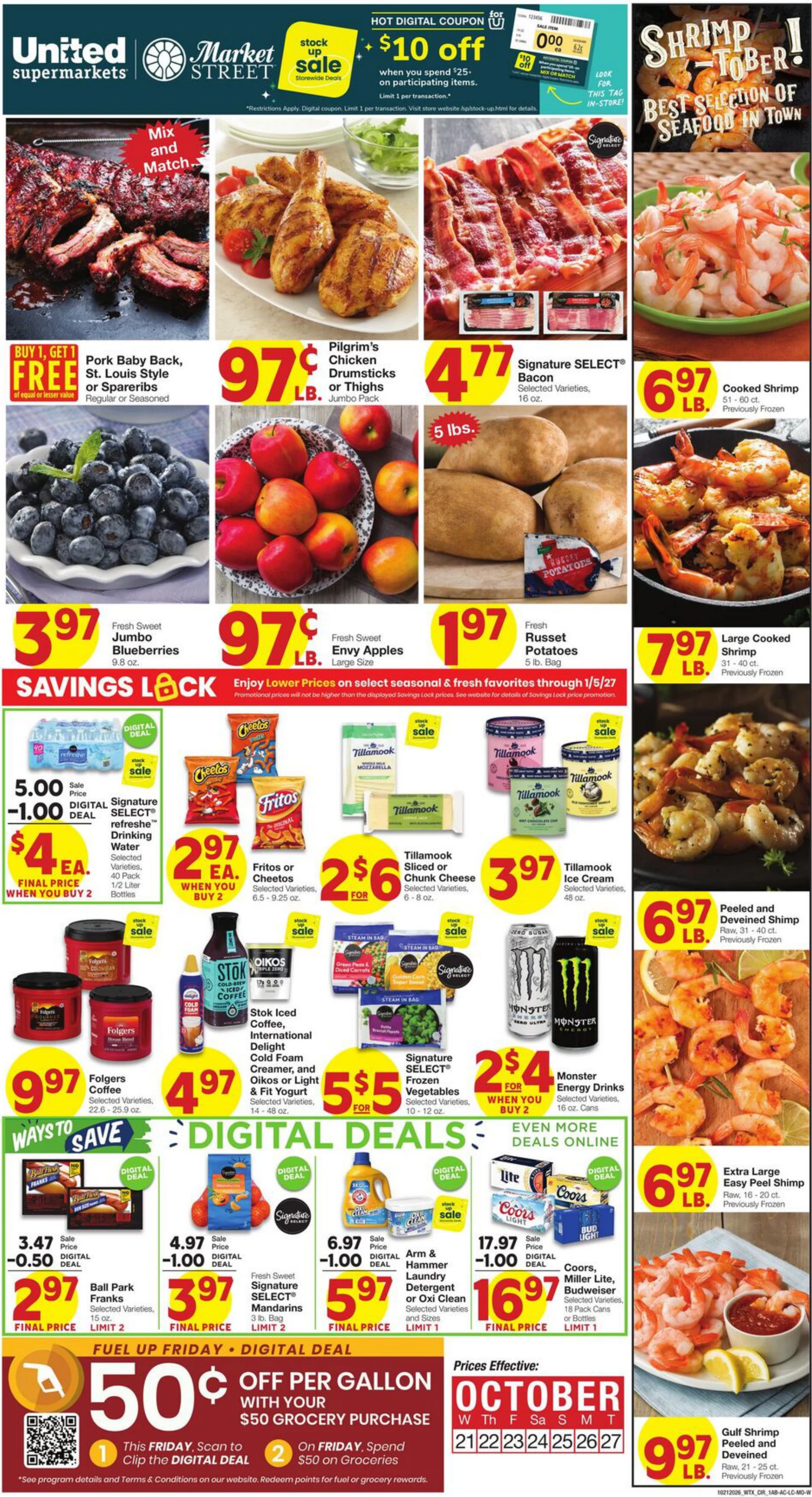 United Supermarkets Weekly Ad - Page 1