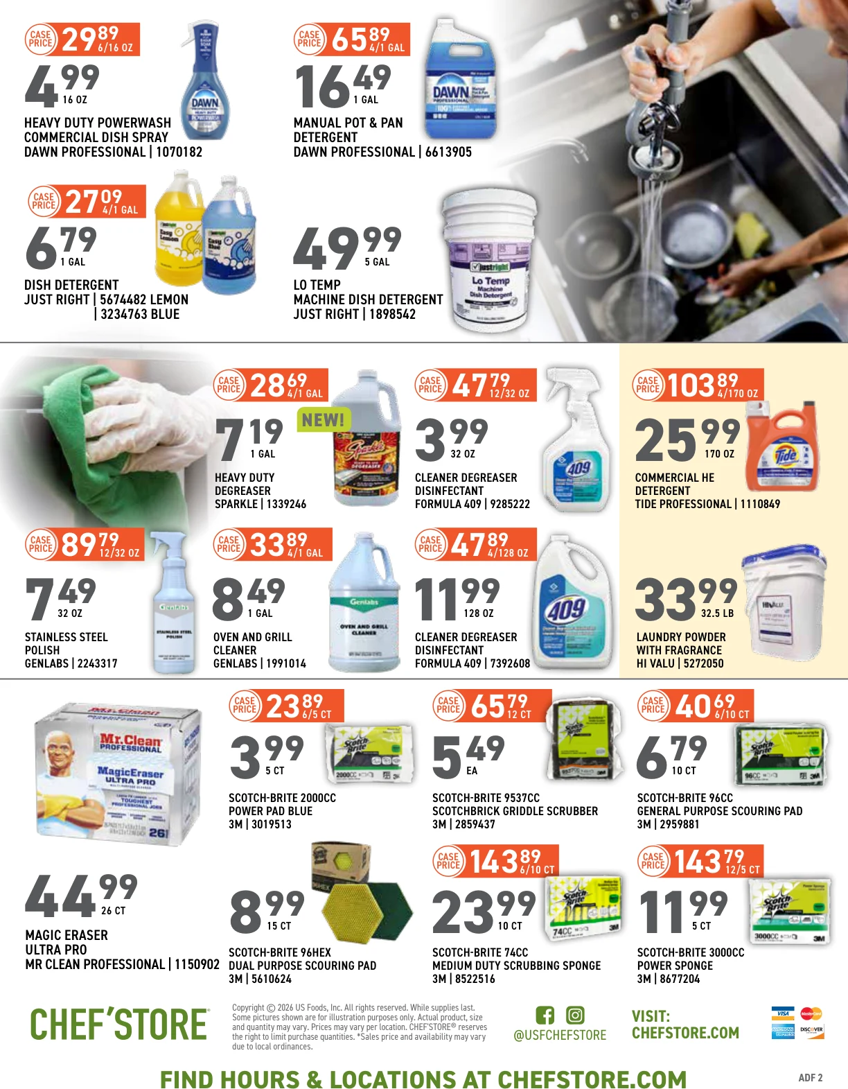 US Foods CHEF’STORE Cleaning Specials Sep 14 - Sep 27, 2026 - Page 2