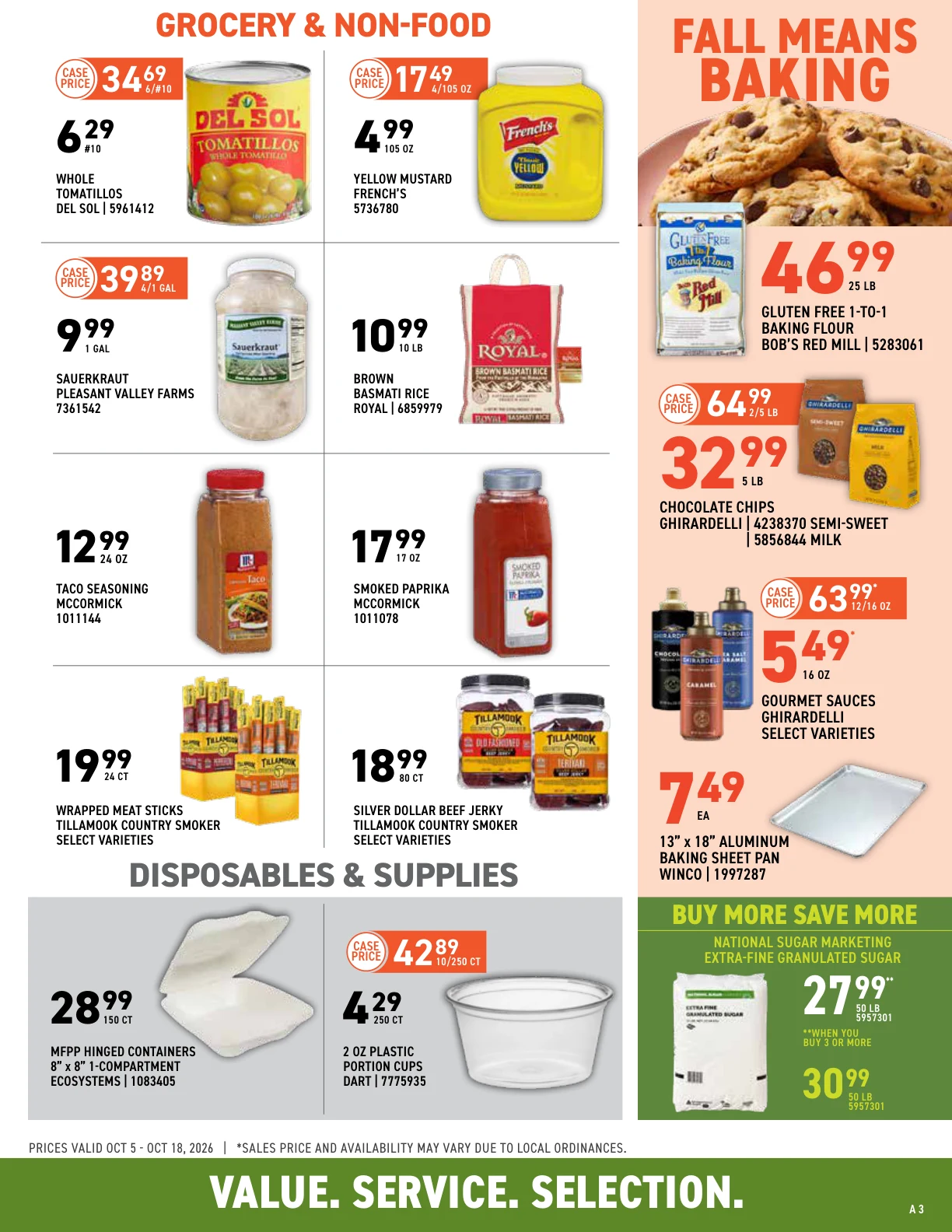 US Foods CHEF’STORE Biweekly Specials Oct 5 - Oct 18, 2026 - Page 3