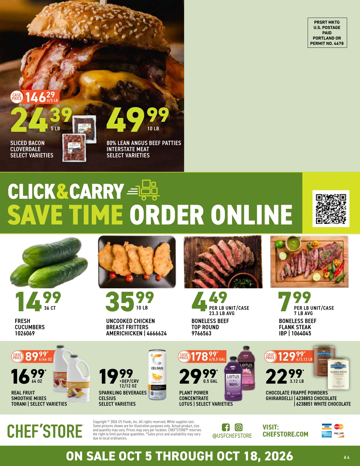 US Foods CHEF’STORE Biweekly Specials Oct 5 - Oct 18, 2026 - Page 4