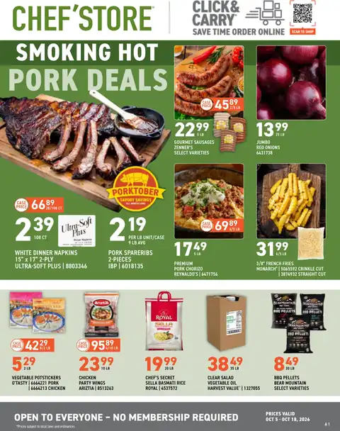 Biweekly Specials Oct 5 - Oct 18, 2026