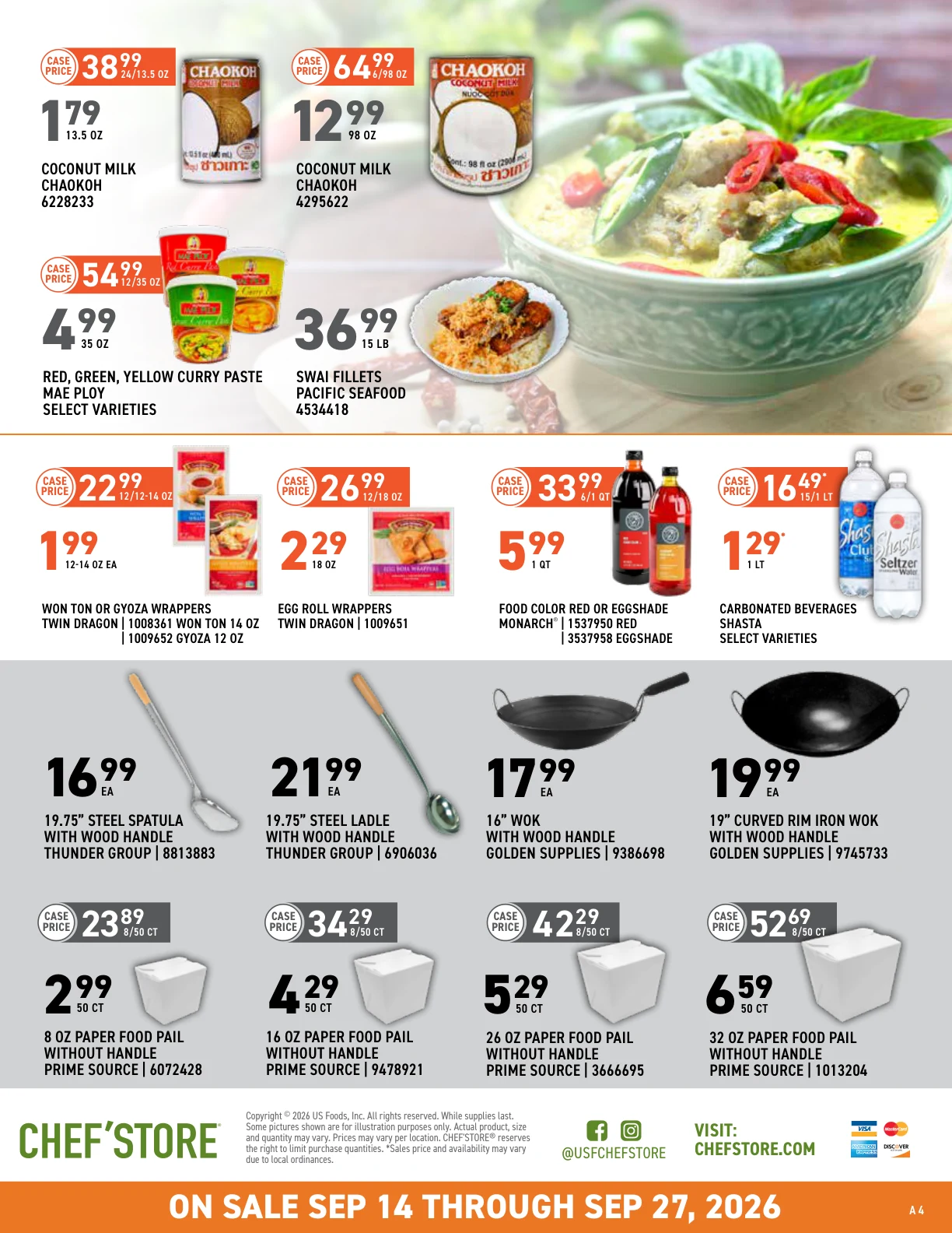 US Foods CHEF’STORE Harvest Moon Specials Sep 14 - Sep 27, 2026 - Page 4