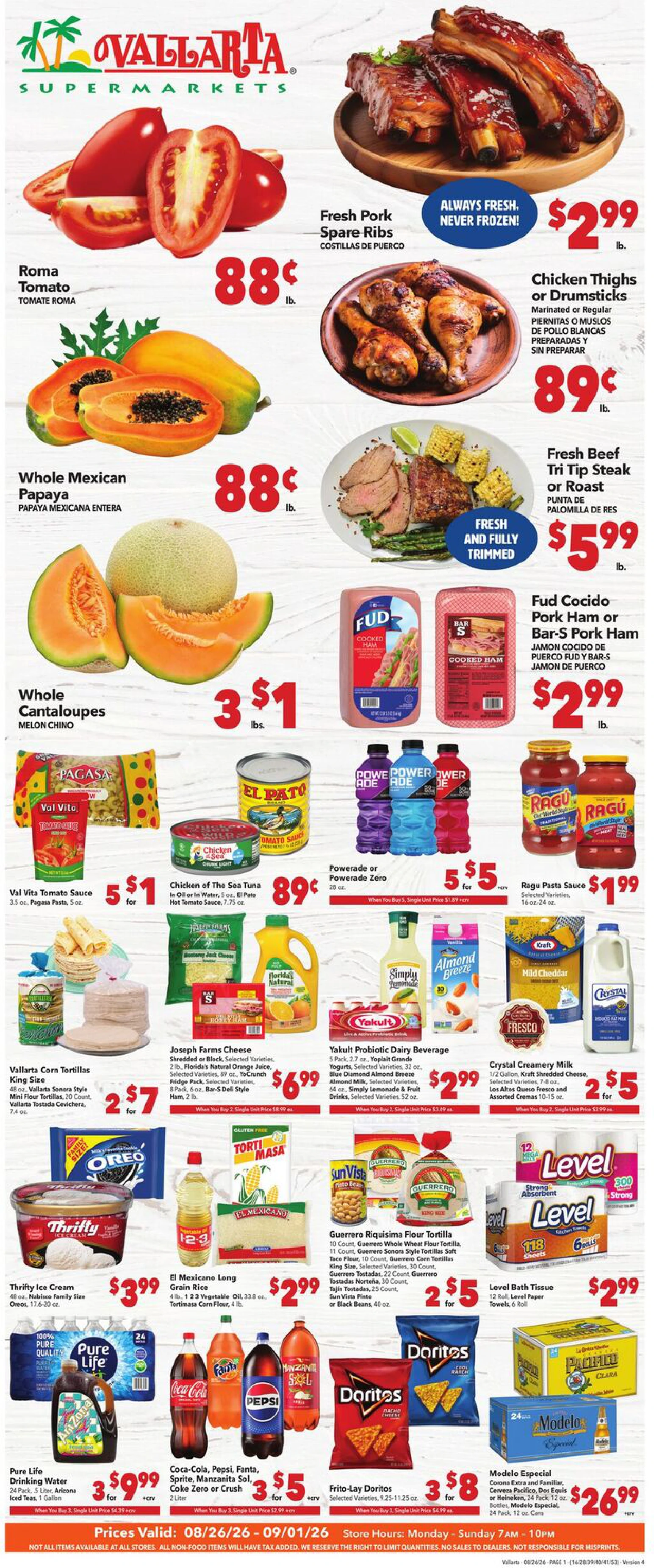 Vallarta Supermarkets Grocery Savings - Page 1