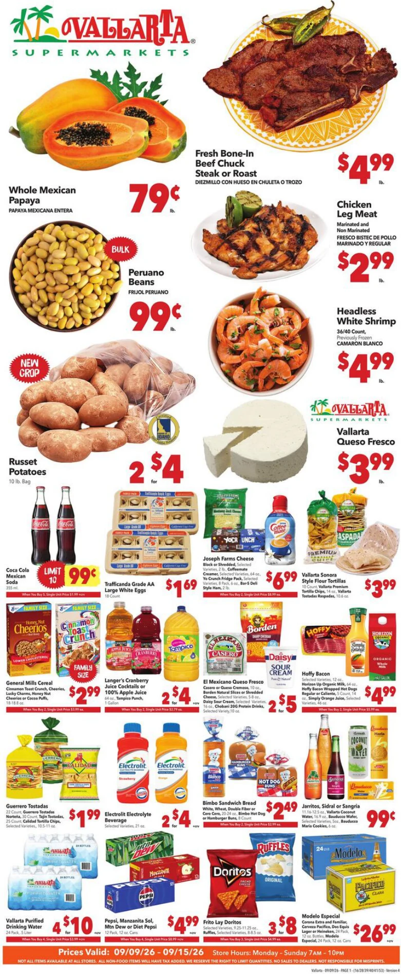 Vallarta Supermarkets Grocery Savings - Page 1