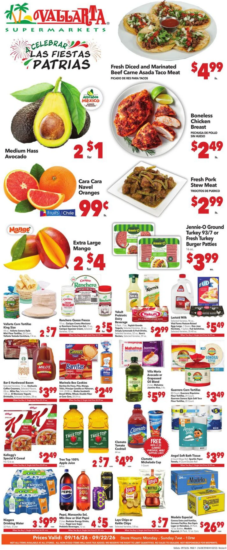 Vallarta Supermarkets Grocery Savings - Page 1