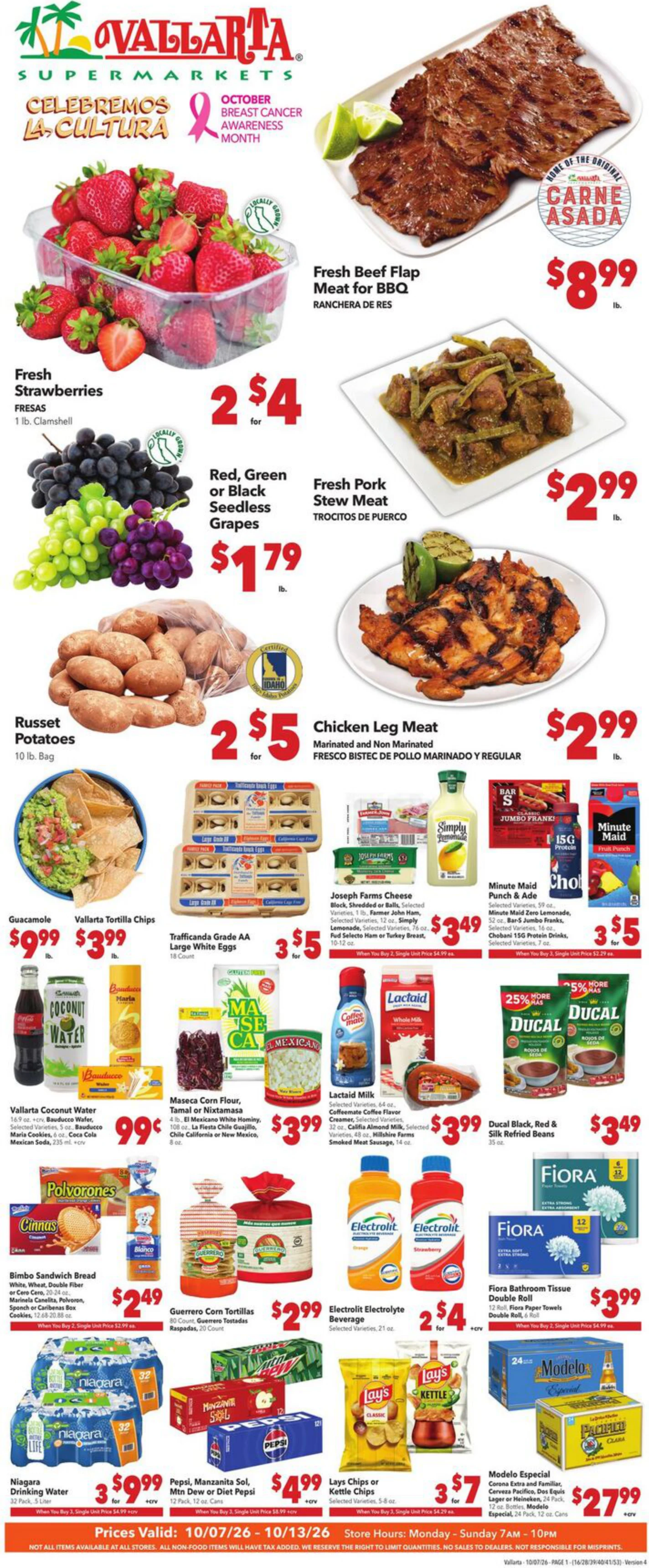 Vallarta Supermarkets Grocery Savings - Page 1