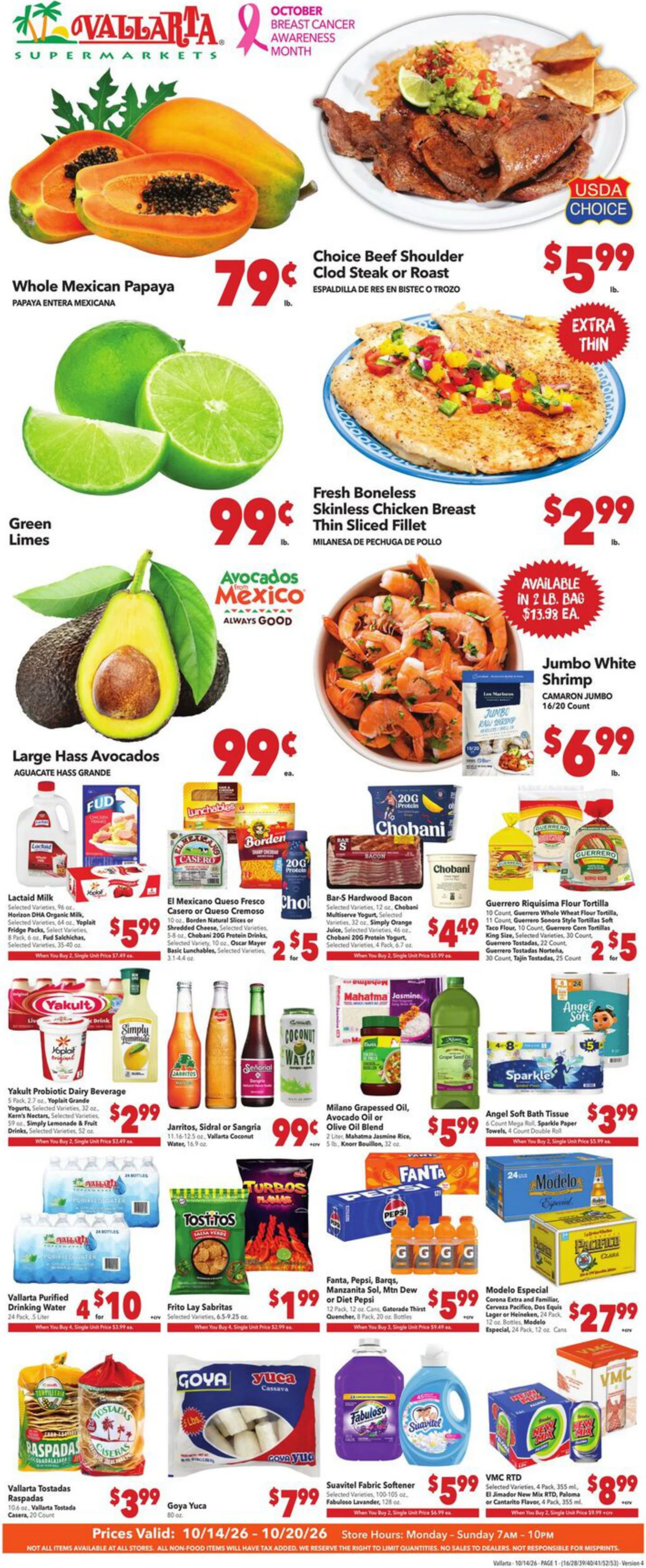 Vallarta Supermarkets Grocery Savings - Page 1