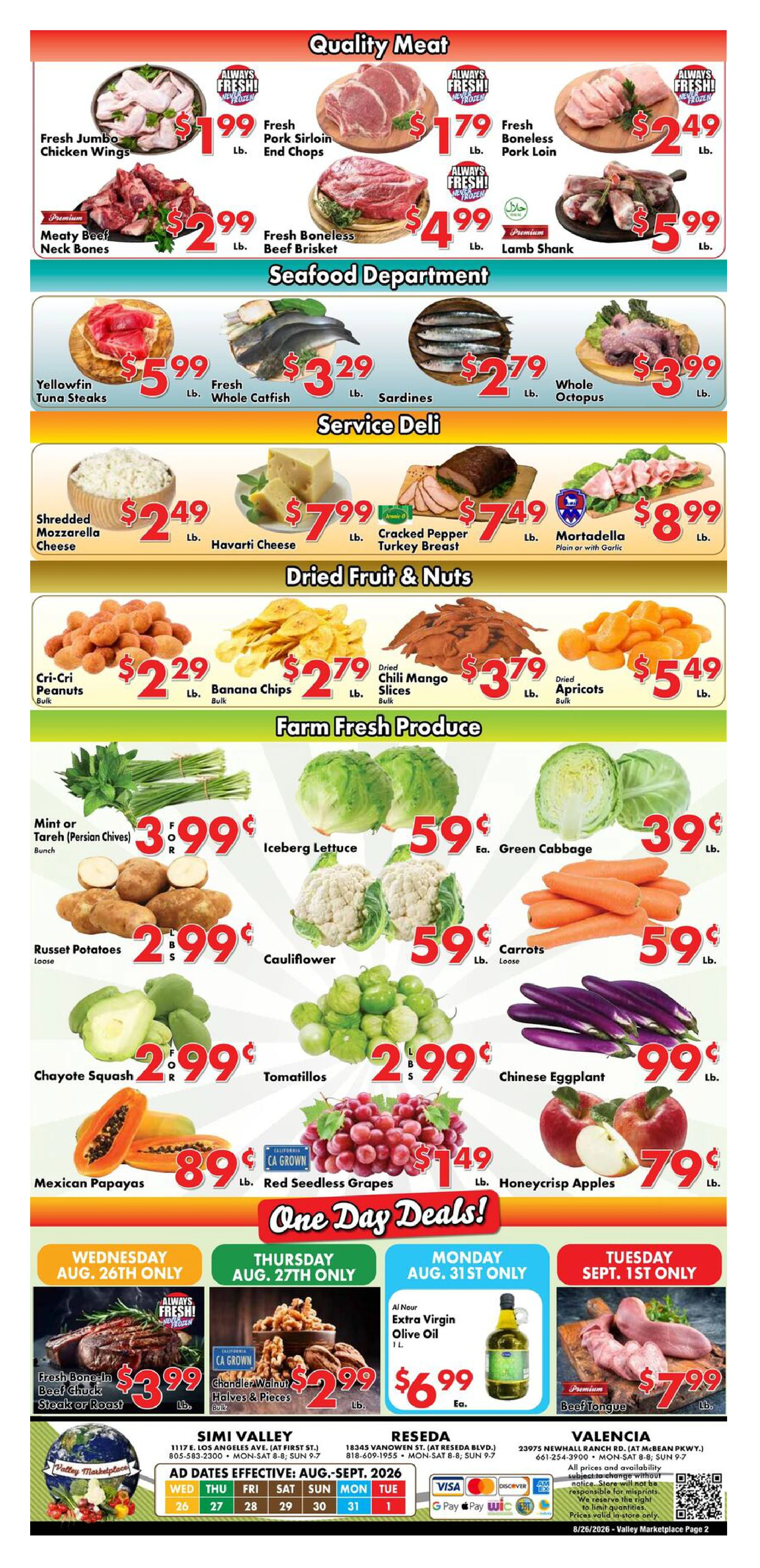 Valley Marketplace Flyer - Page 2