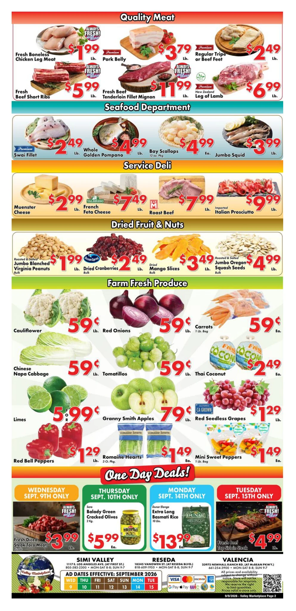 Valley Marketplace Flyer - Page 2
