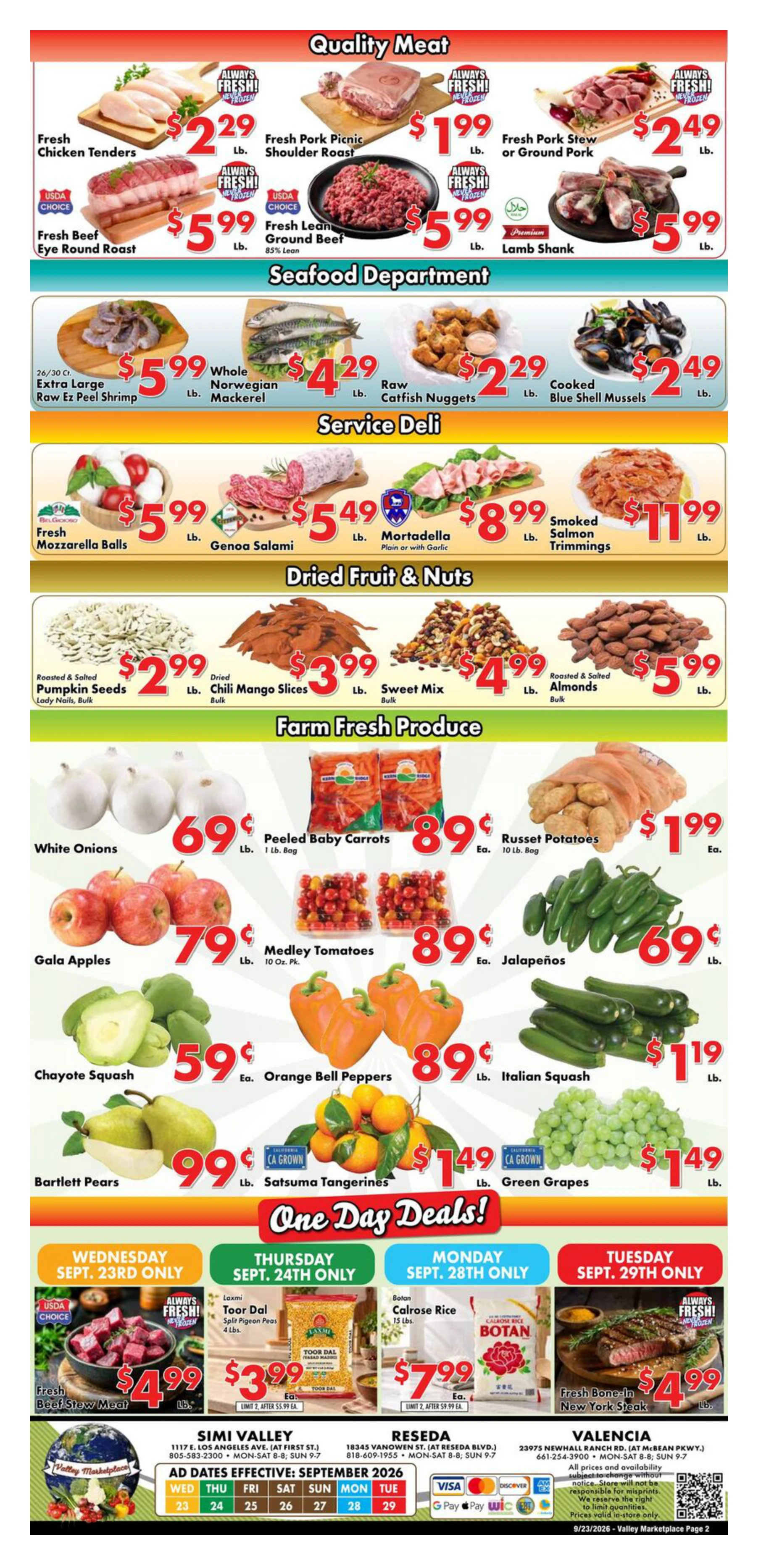 Valley Marketplace Flyer - Page 2