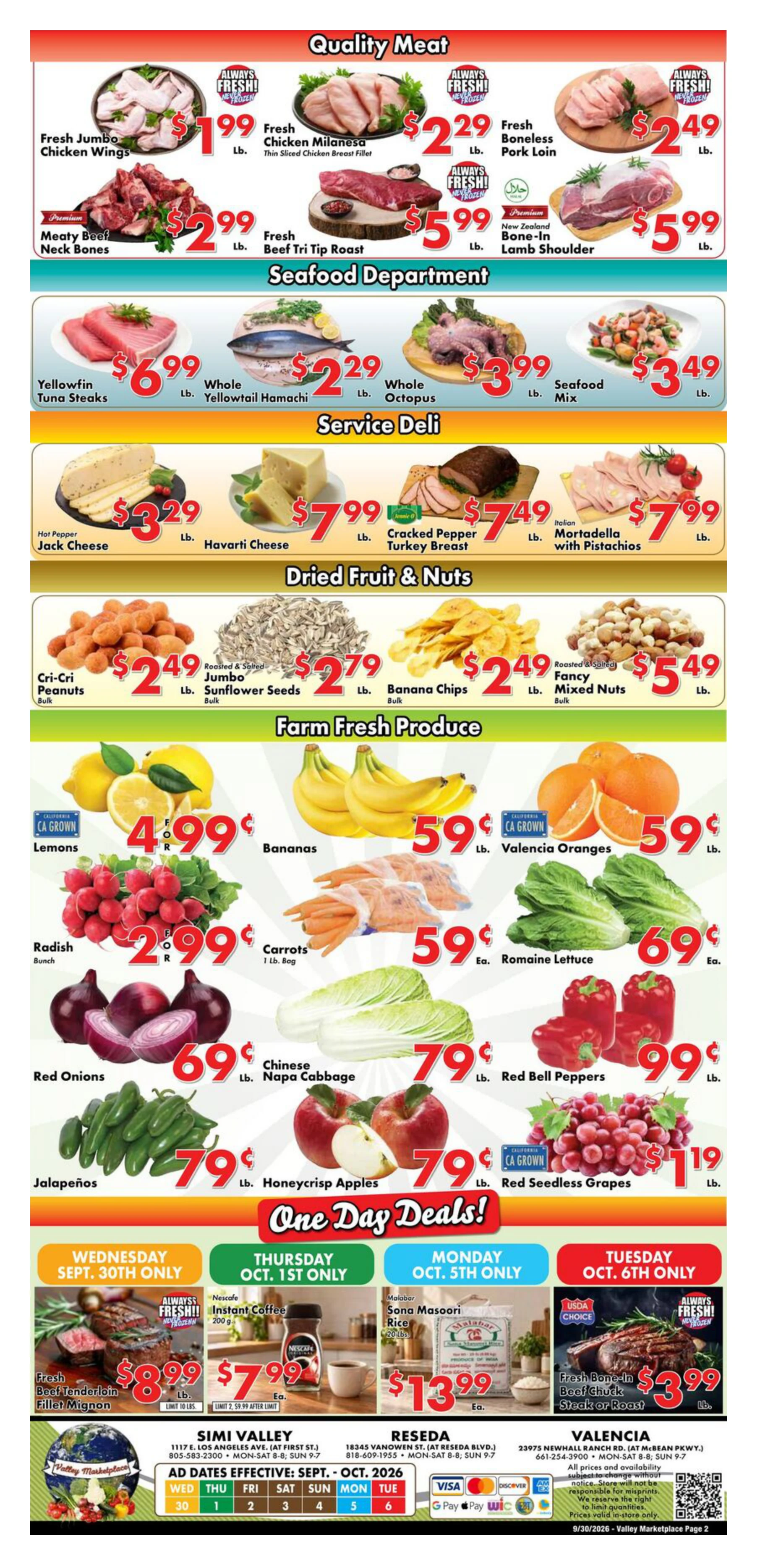 Valley Marketplace Flyer - Page 2