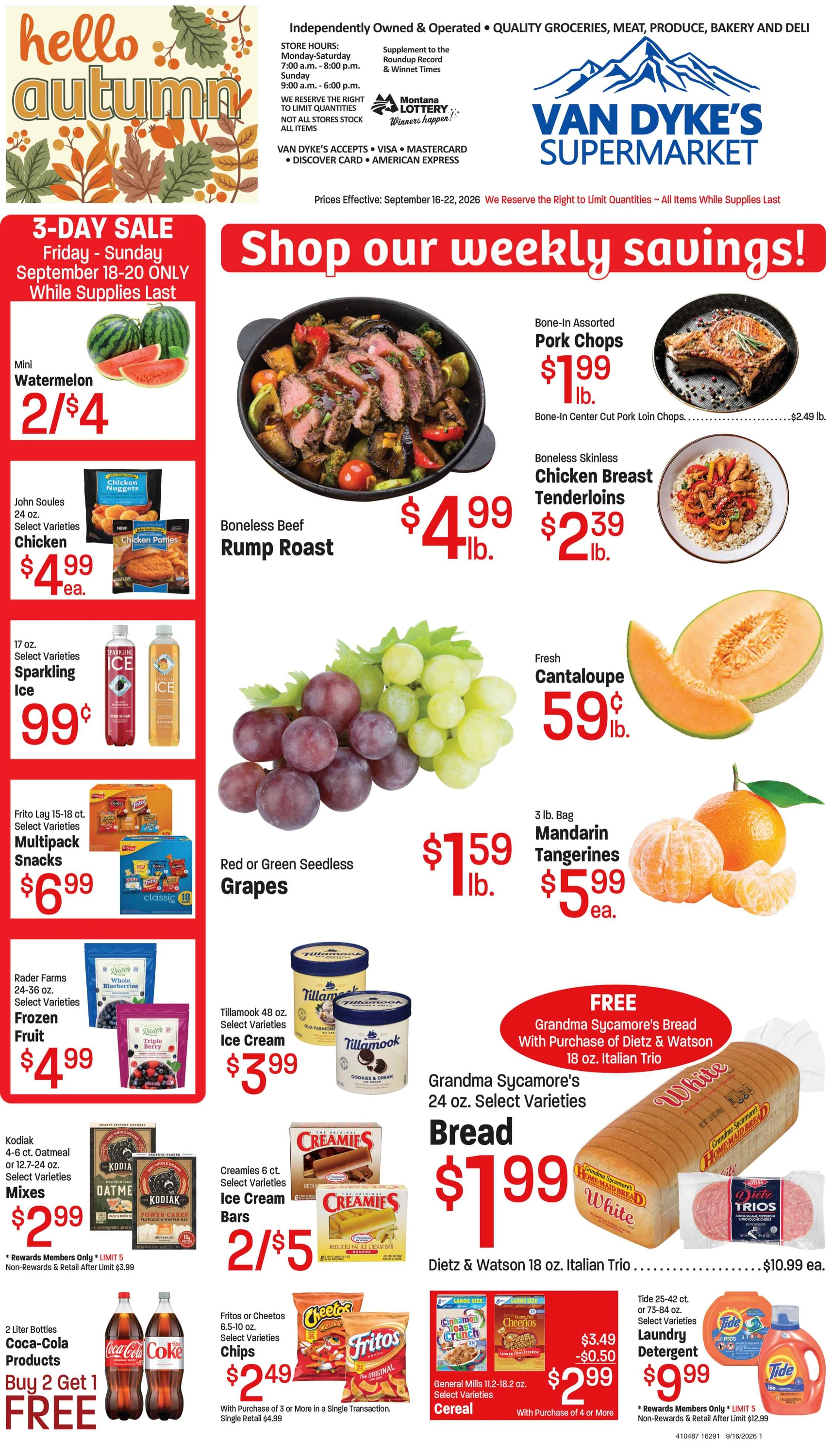 Van Dyke's Grocery PAG AB 4pg Base1 - PAG AB Select - September 16, 2026 - Page 1