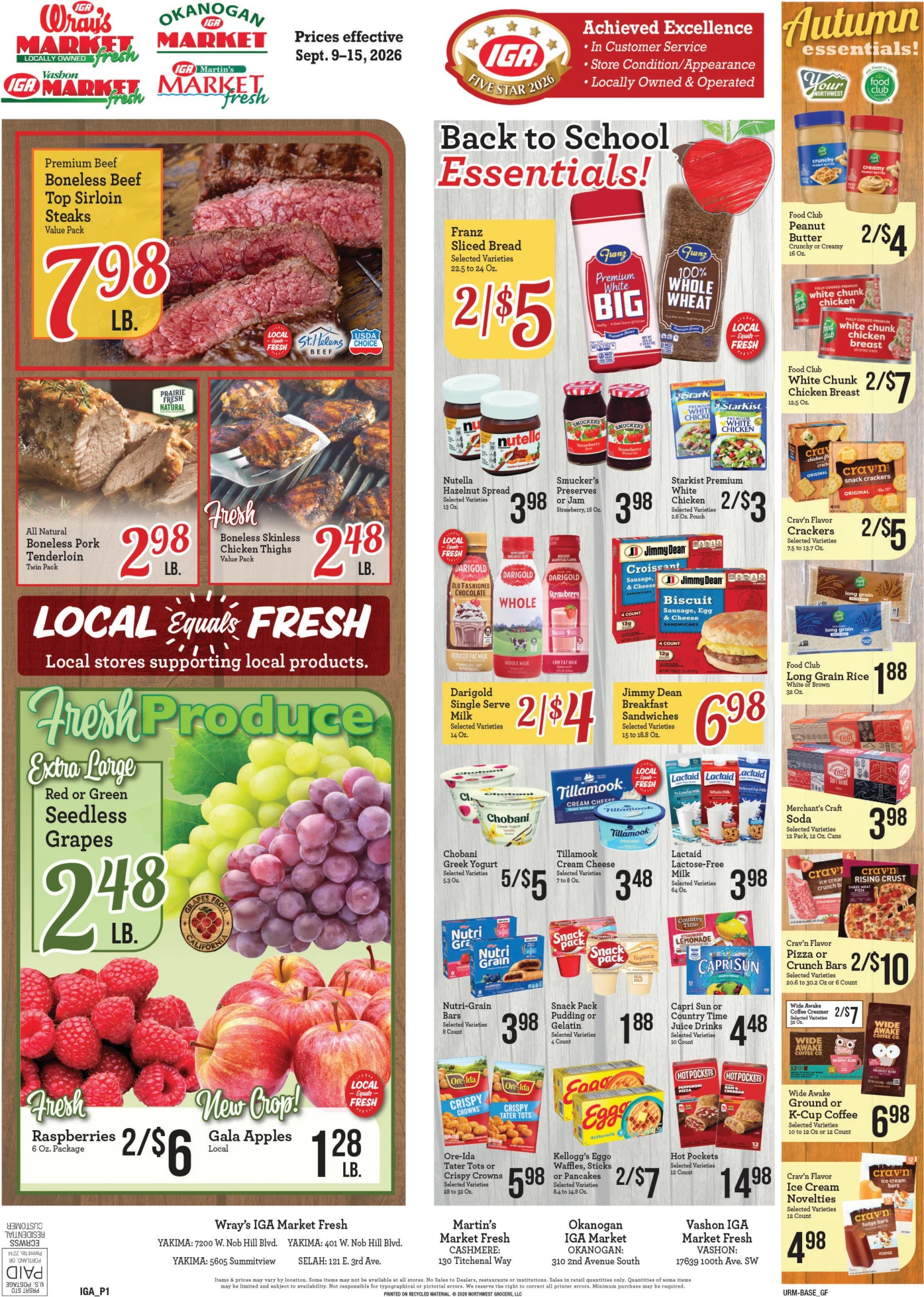 Vashon Market Fresh Vashon Market Fresh's Weekly Ad - Page 1